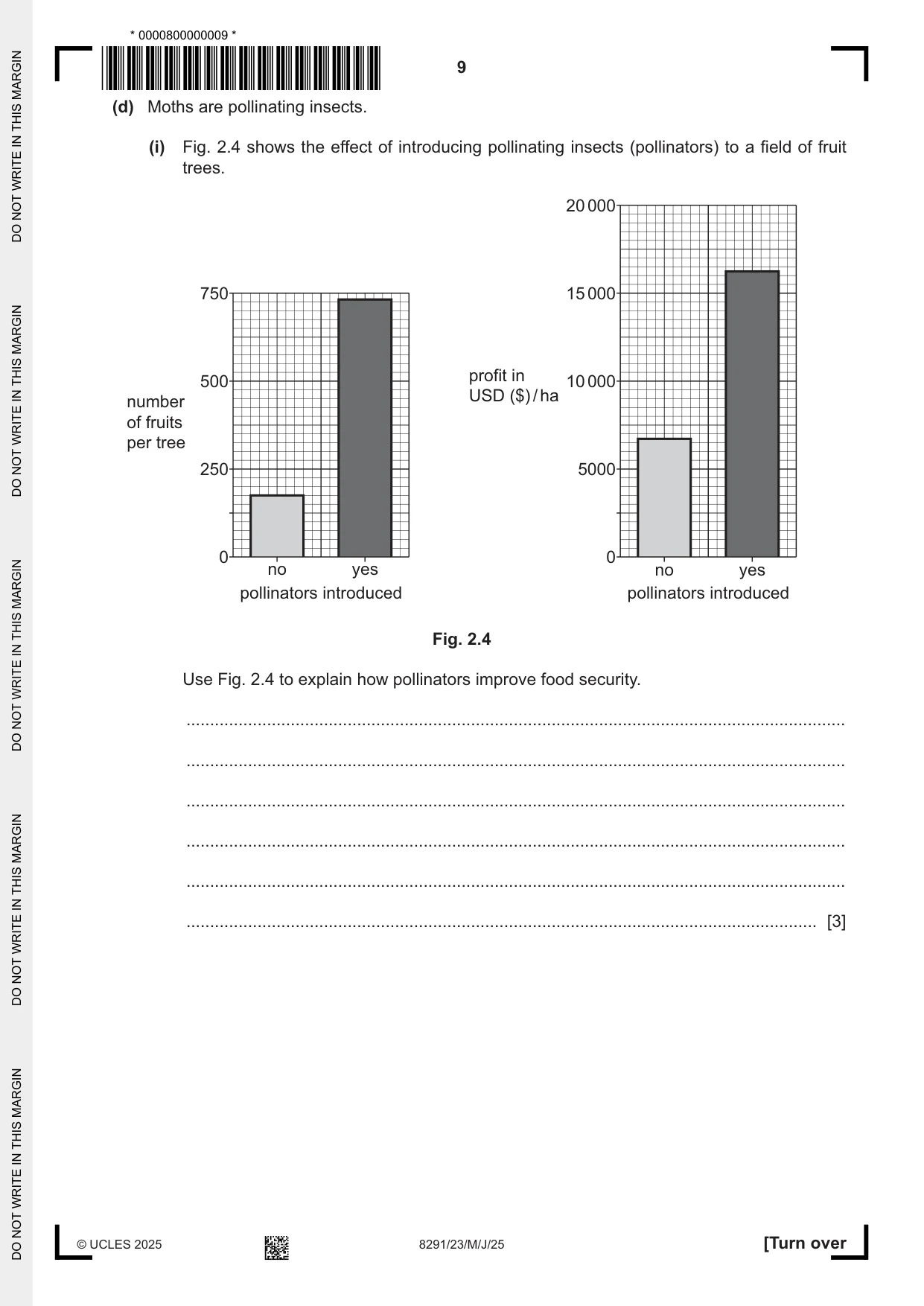 Cambridge A Level Environmental Management (AS only) 8291 2025 May/June Paper 2 · Variant 3 question paper, page 9 of 20