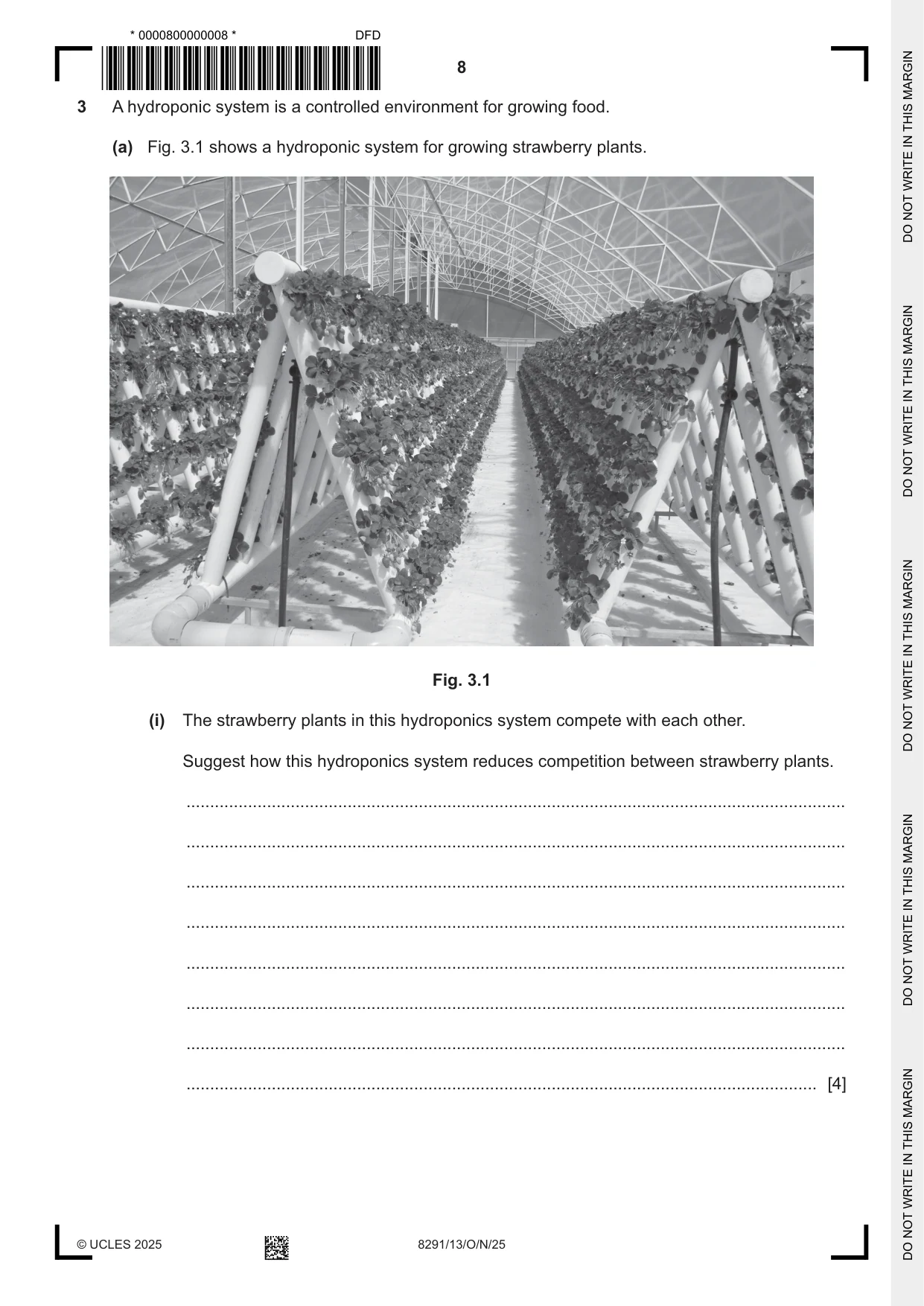 Cambridge A Level Environmental Management (AS only) 8291 2025 Oct/Nov Paper 1 · Variant 3 question paper, page 8 of 20