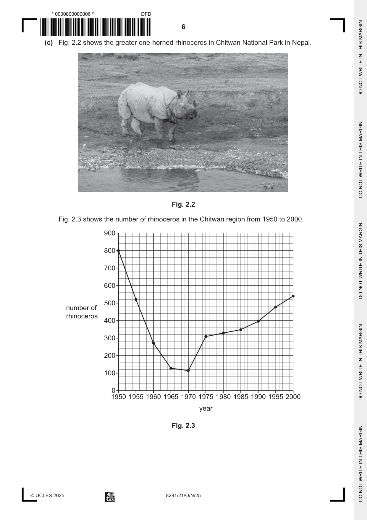 Cambridge A Level Environmental Management (AS only) 8291 2025 Oct/Nov Paper 2 · Variant 1 question paper, page 6 of 24