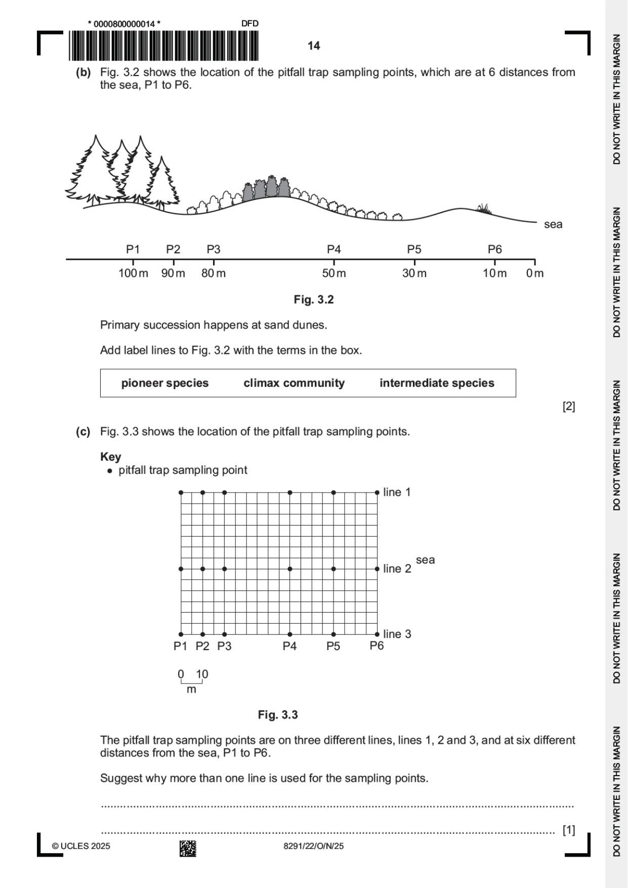 Cambridge A Level Environmental Management (AS only) 8291 2025 Oct/Nov Paper 2 · Variant 2 question paper, page 14 of 24