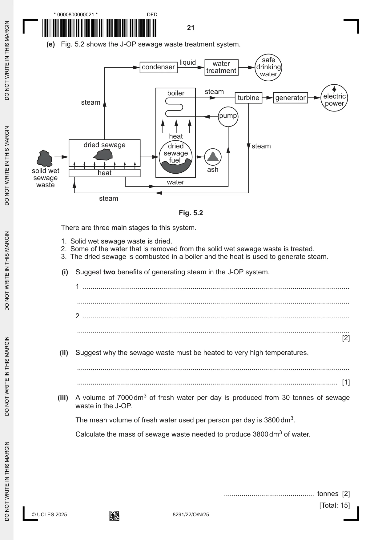 Cambridge A Level Environmental Management (AS only) 8291 2025 Oct/Nov Paper 2 · Variant 2 question paper, page 21 of 24