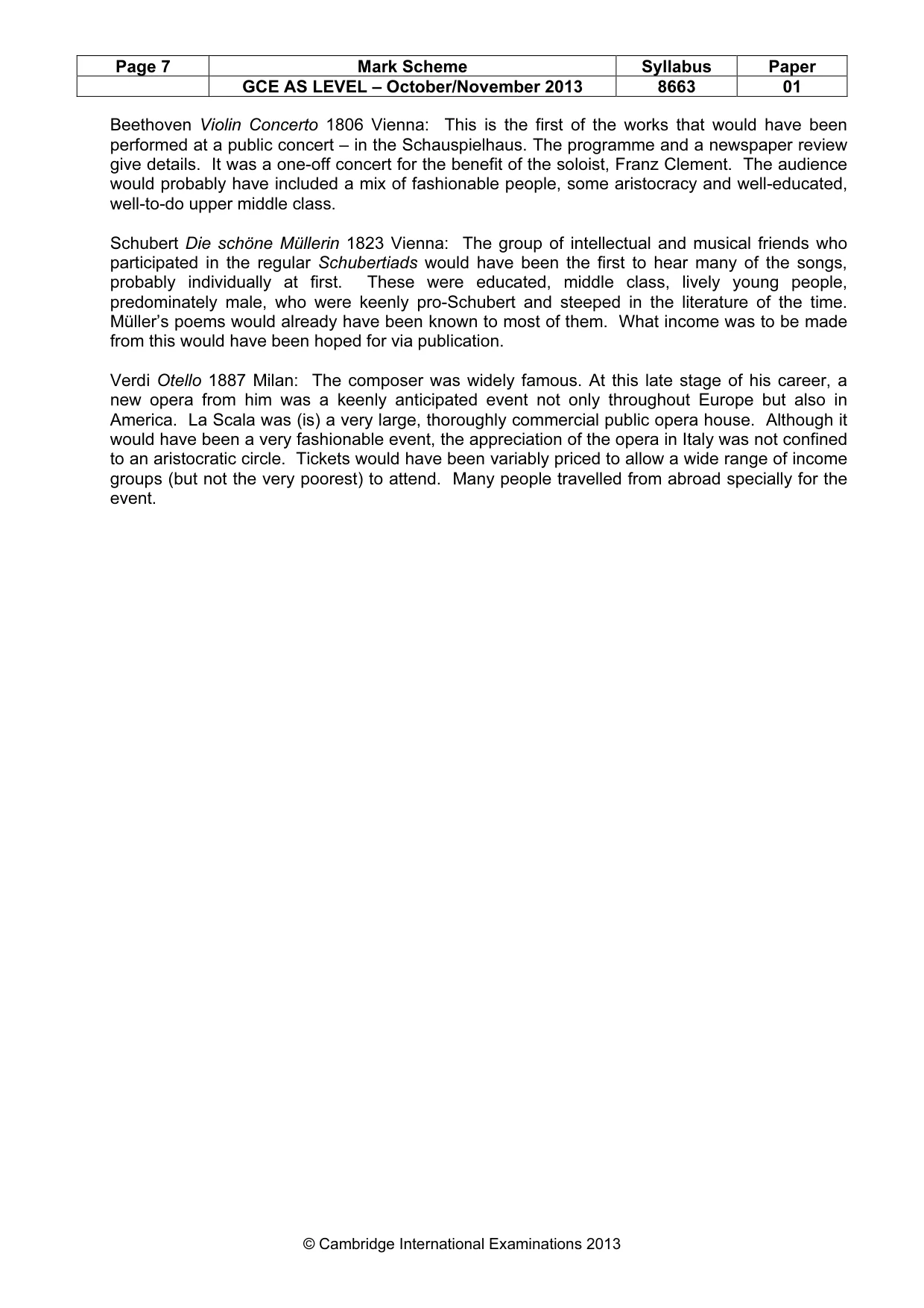 Mark scheme, page 7 of 9