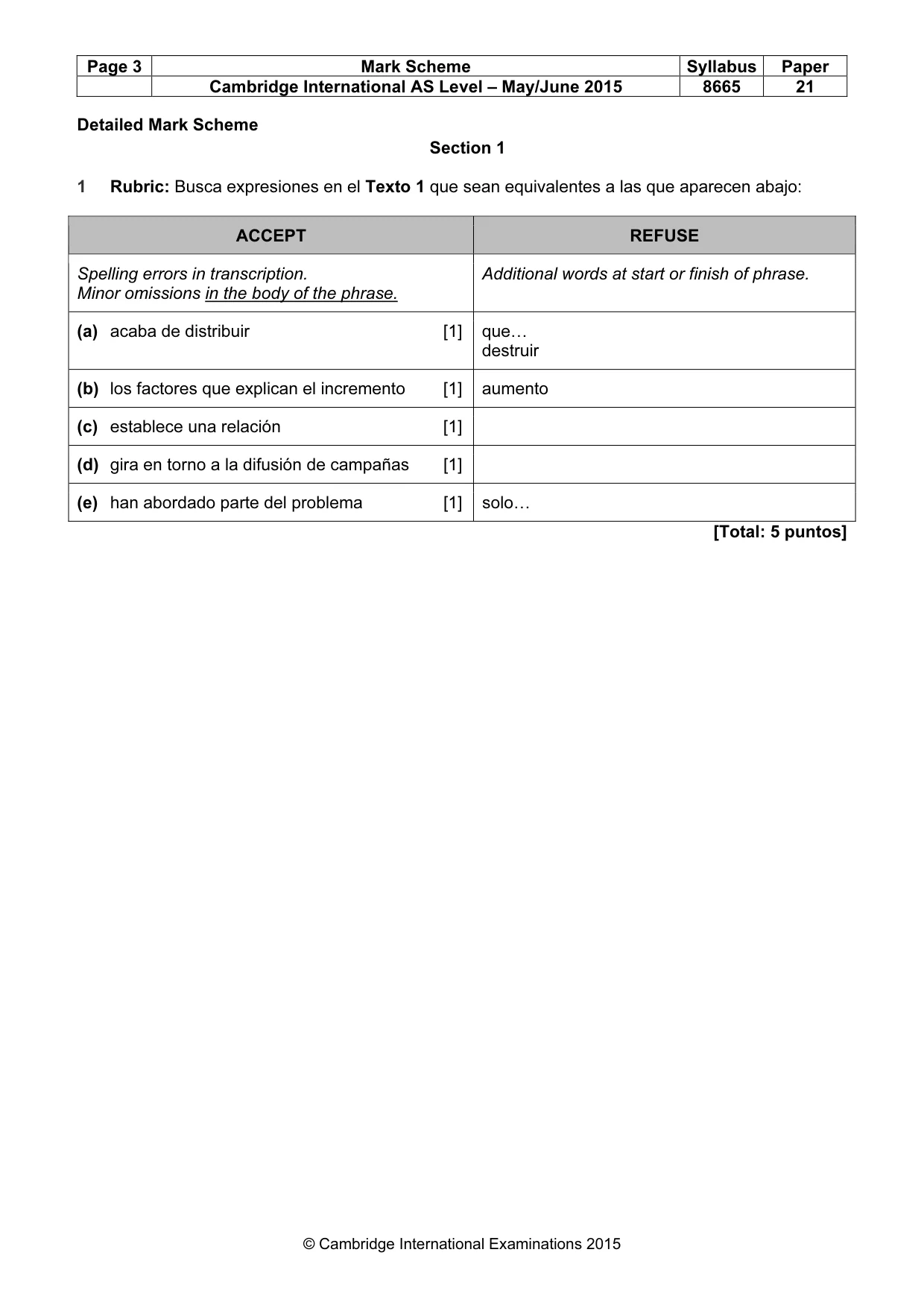 Mark scheme, page 3 of 13