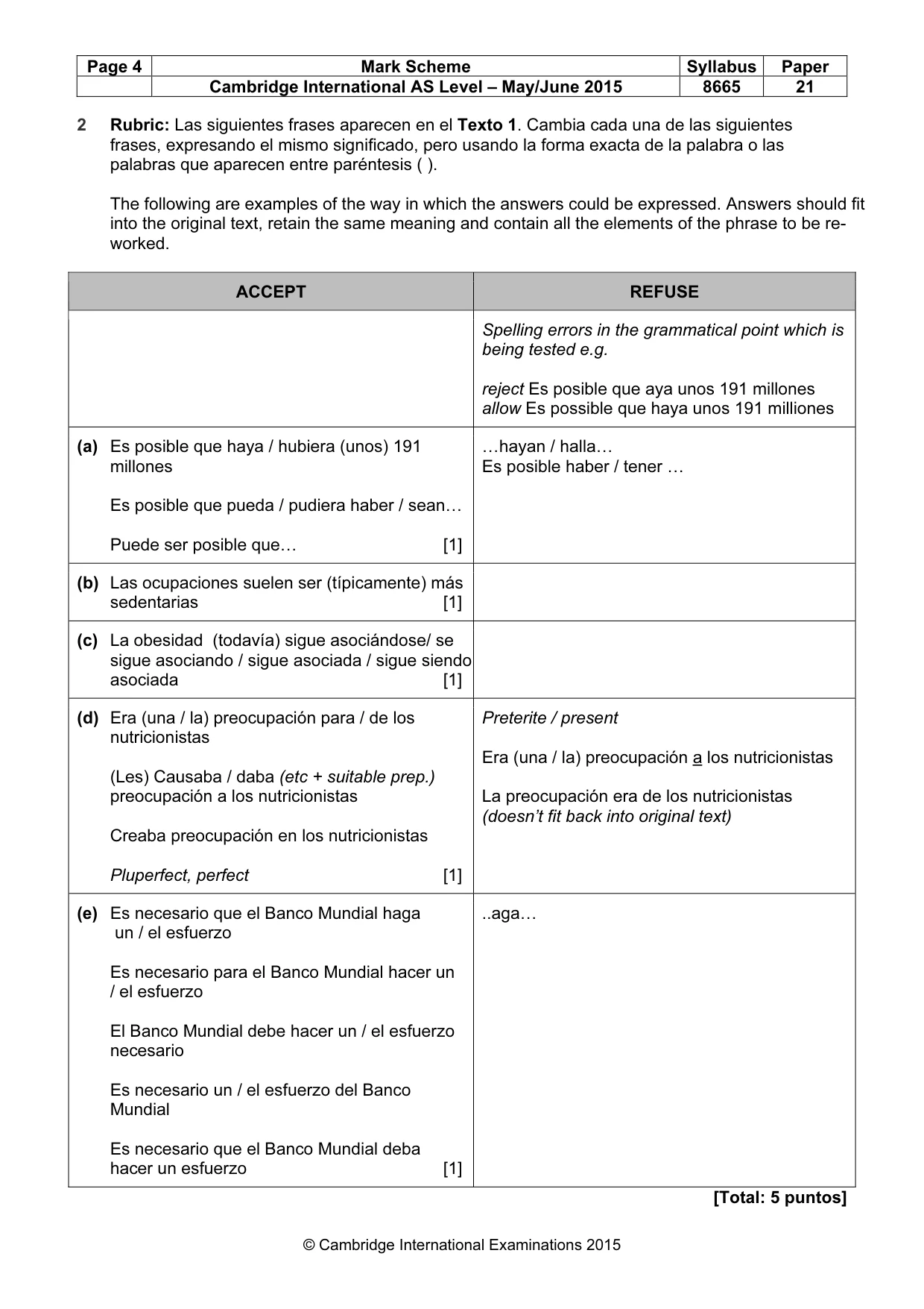 Mark scheme, page 4 of 13