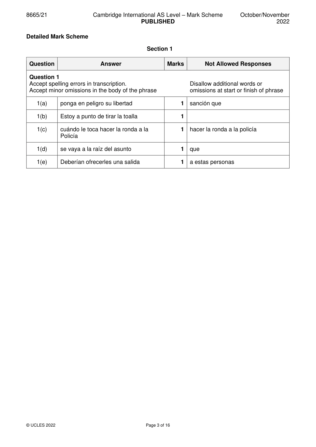 Mark scheme, page 3 of 16