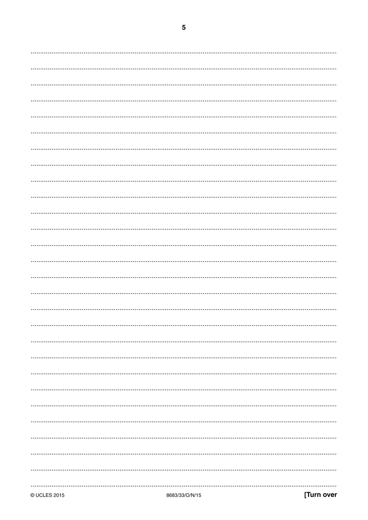 Cambridge A Level German - Language (AS Level only) 8683 2015 Oct/Nov Paper 3 · Variant 3 question paper, page 5 of 8