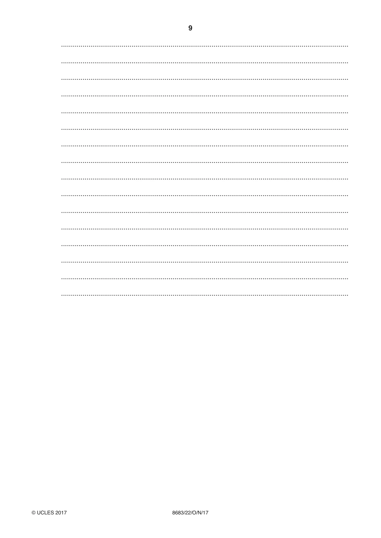 Cambridge A Level German - Language (AS Level only) 8683 2017 Oct/Nov Paper 2 · Variant 2 question paper, page 9 of 12