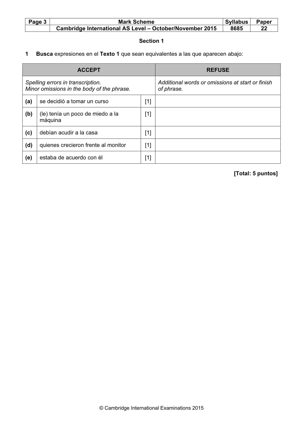Mark scheme, page 3 of 12