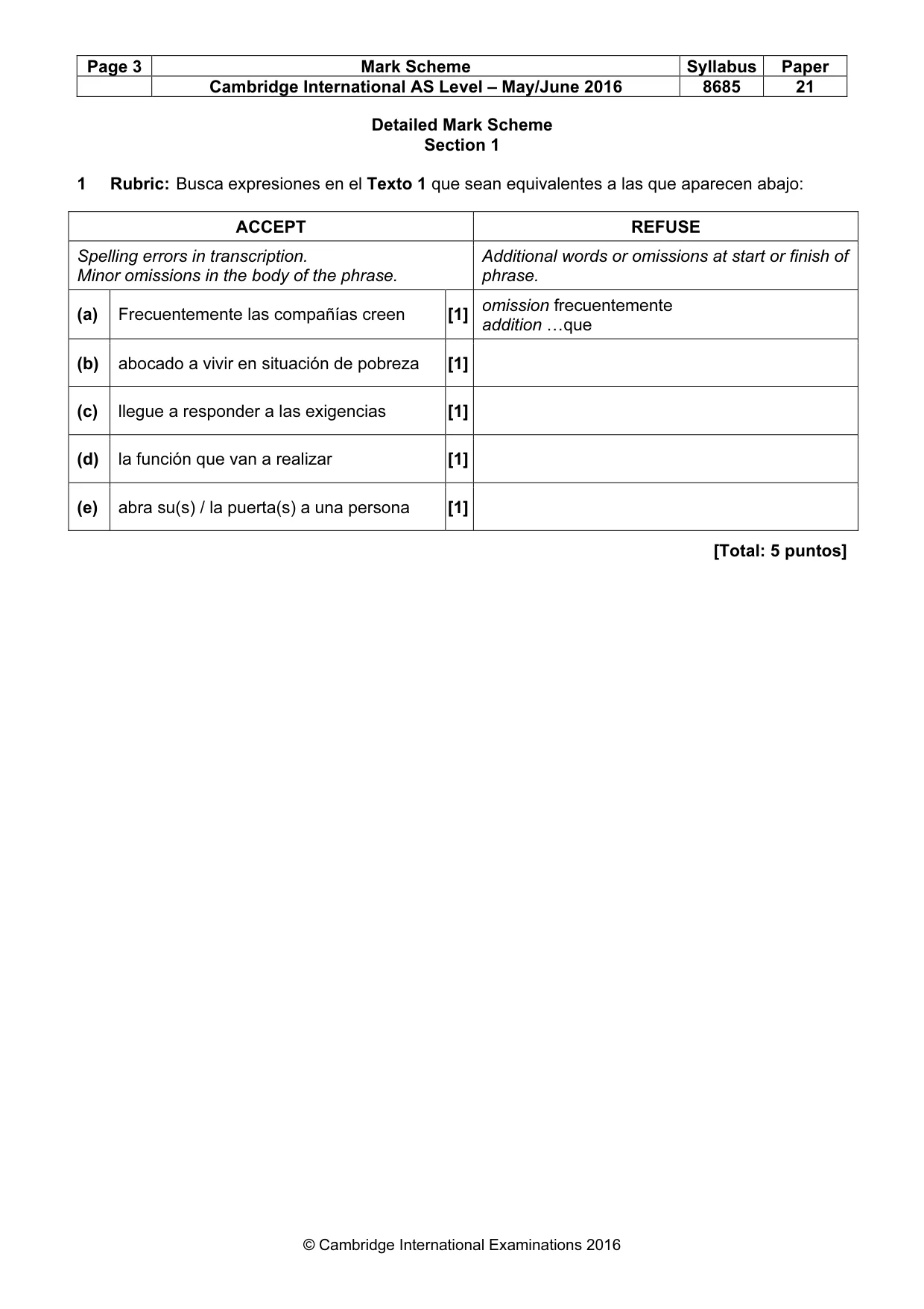 Mark scheme, page 3 of 12
