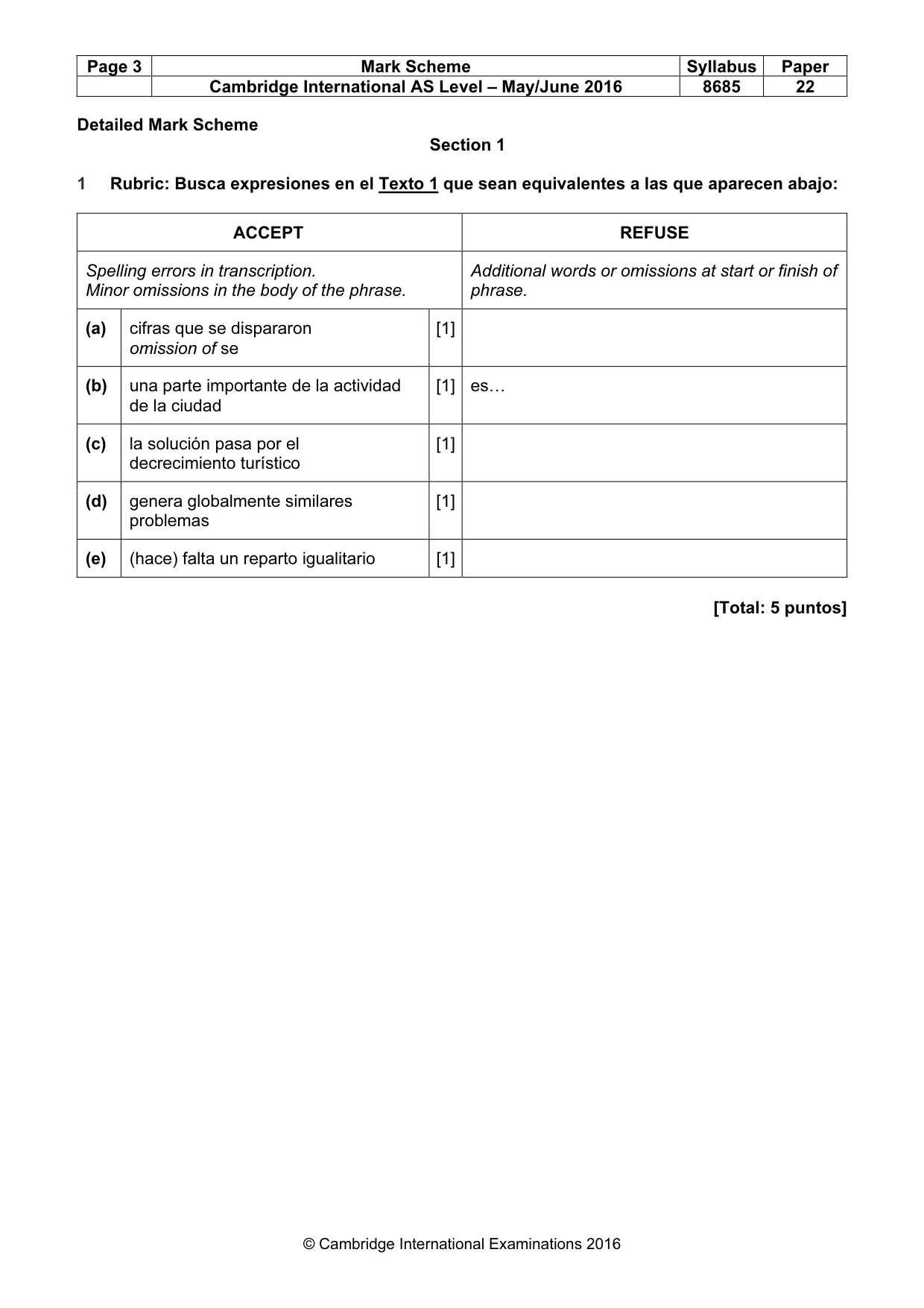 Mark scheme, page 3 of 12