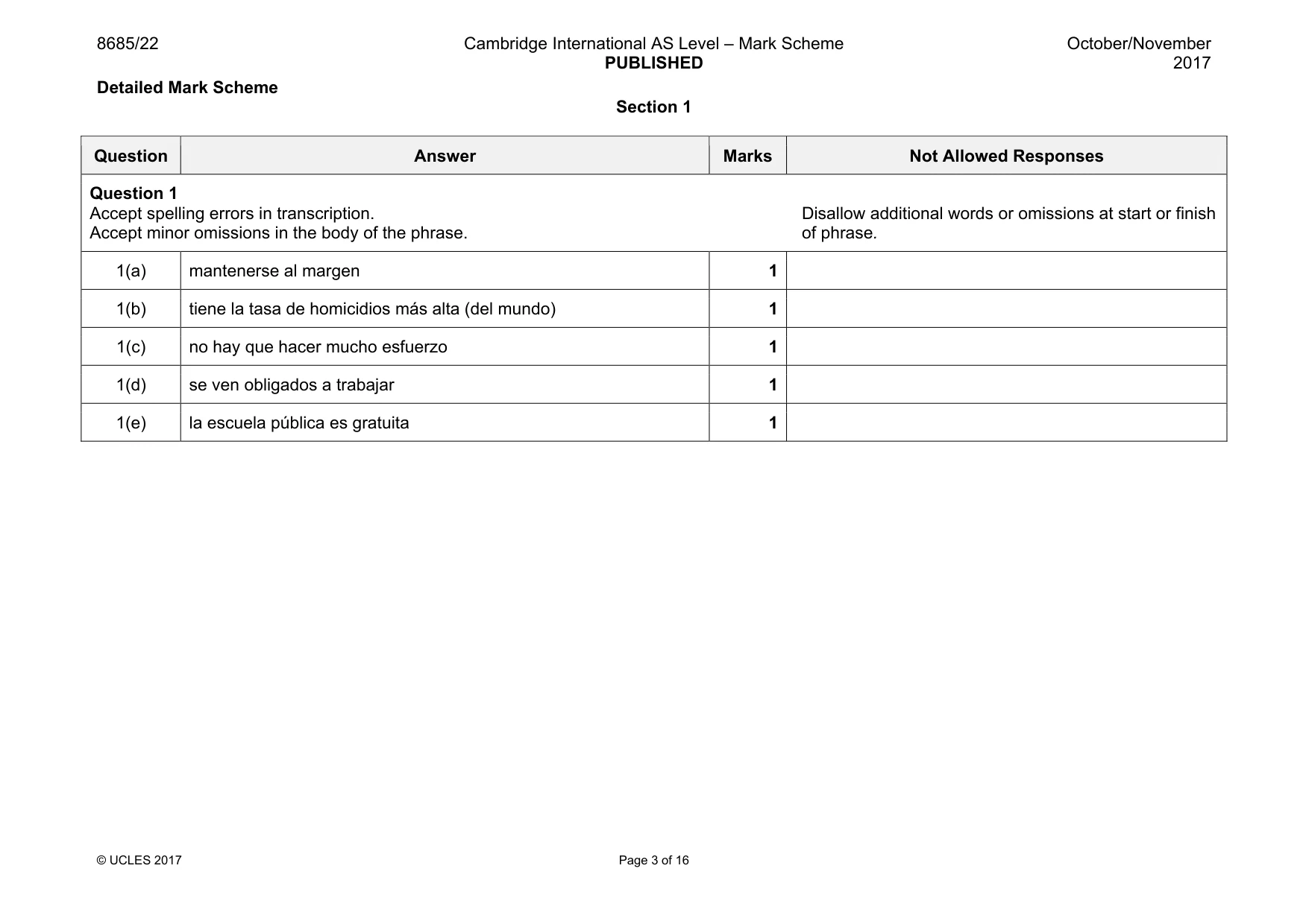 Mark scheme, page 3 of 16