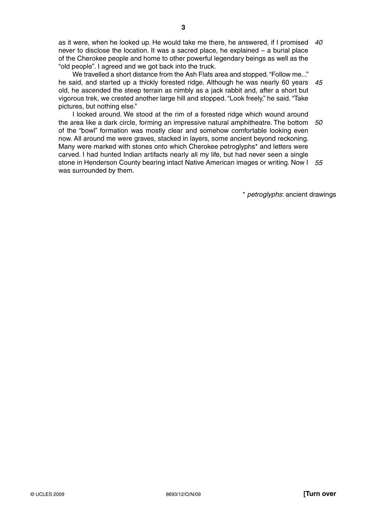 Cambridge A Level English - Language AS Level (until 2013) 8693 2009 Oct/Nov Paper 1 · Variant 2 question paper, page 3 of 8