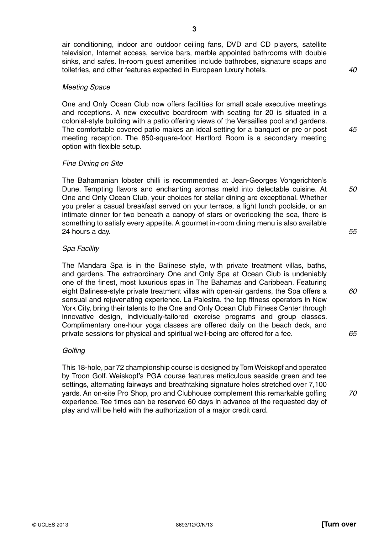Cambridge A Level English - Language AS Level (until 2013) 8693 2013 Oct/Nov Paper 1 · Variant 2 question paper, page 3 of 8