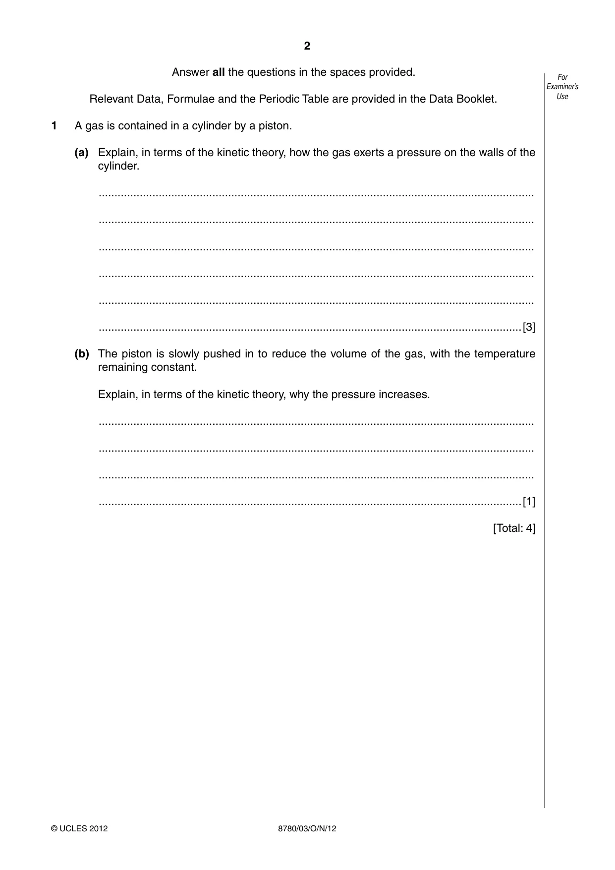 Cambridge A Level Physical Science 8780 2012 Oct/Nov Paper 3 · Variant 1 question paper, page 2 of 24