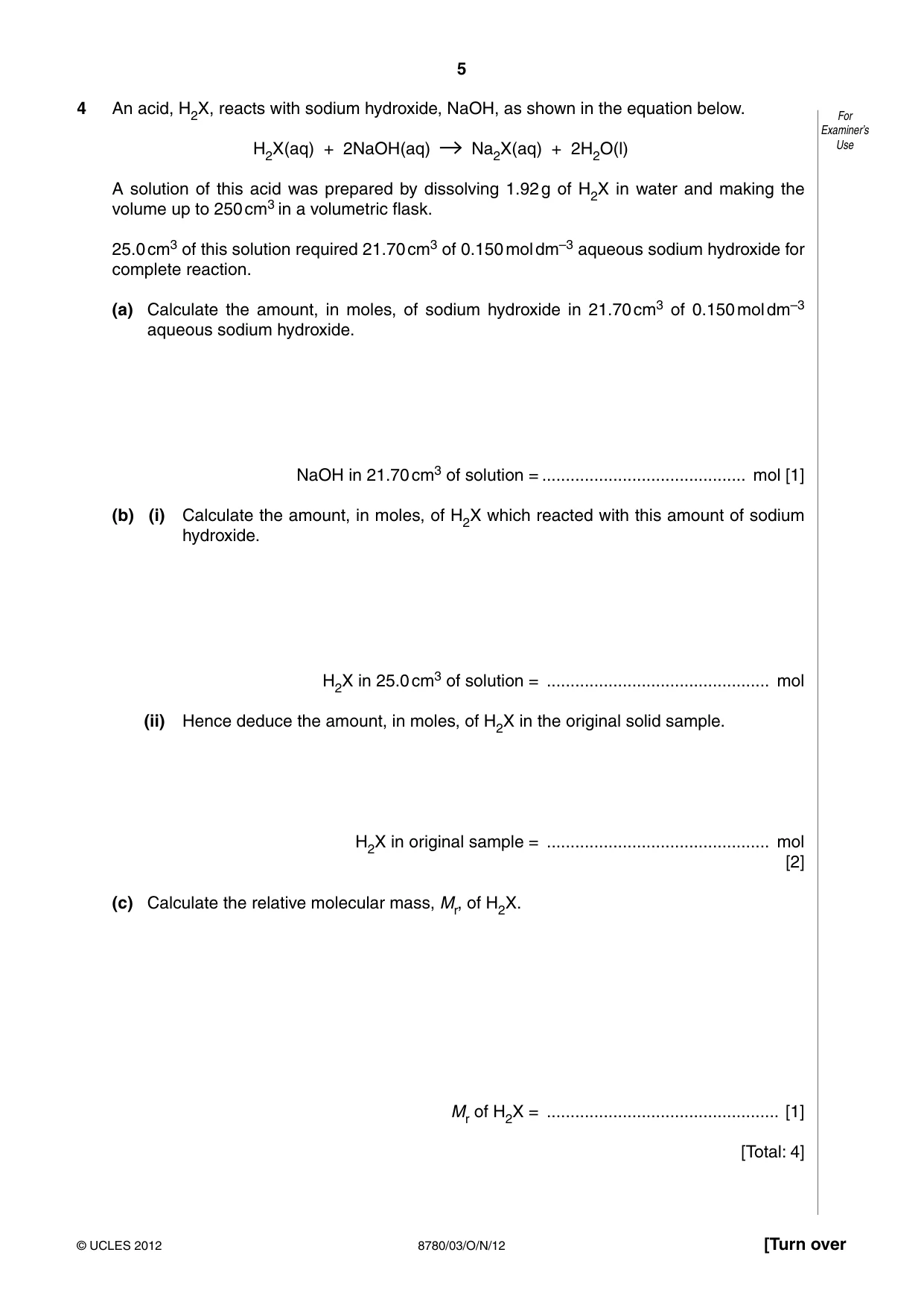 Cambridge A Level Physical Science 8780 2012 Oct/Nov Paper 3 · Variant 1 question paper, page 5 of 24