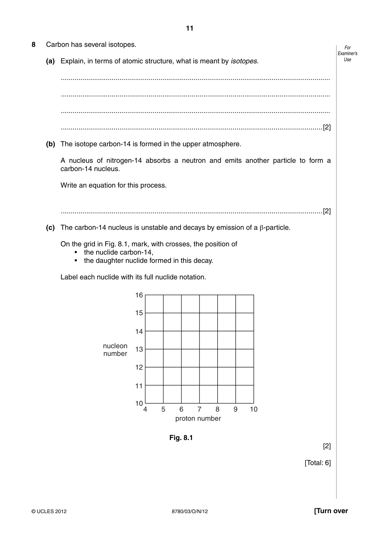 Cambridge A Level Physical Science 8780 2012 Oct/Nov Paper 3 · Variant 1 question paper, page 11 of 24