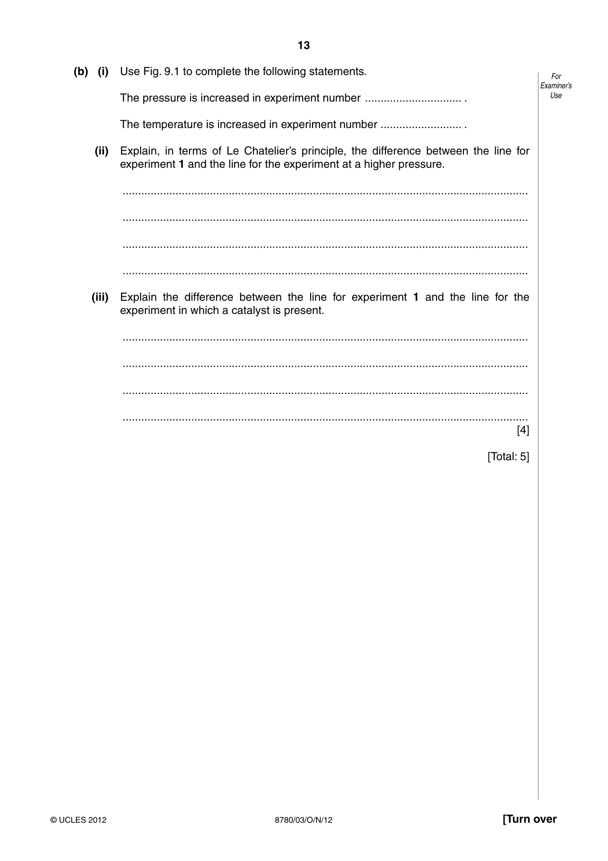 Cambridge A Level Physical Science 8780 2012 Oct/Nov Paper 3 · Variant 1 question paper, page 13 of 24