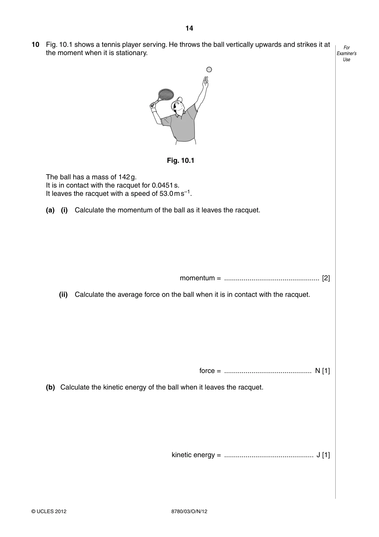 Cambridge A Level Physical Science 8780 2012 Oct/Nov Paper 3 · Variant 1 question paper, page 14 of 24