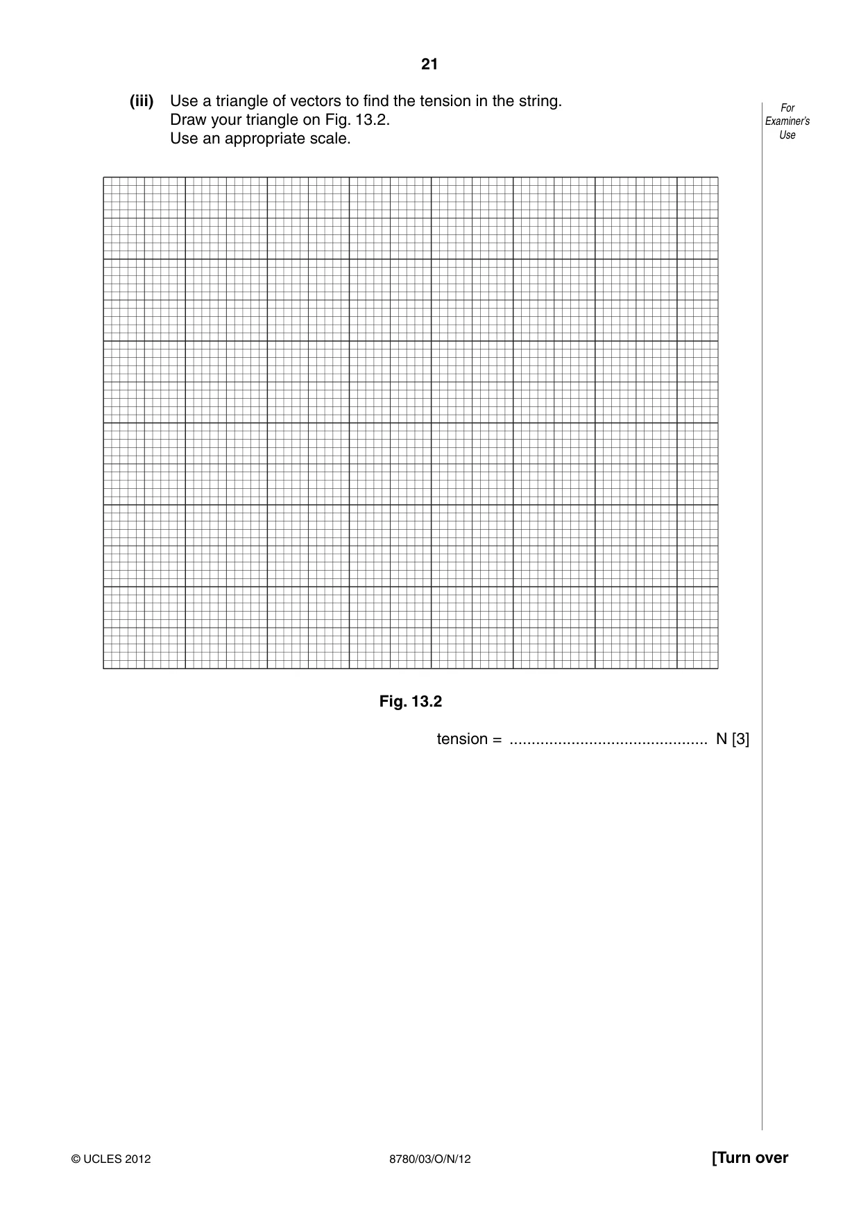 Cambridge A Level Physical Science 8780 2012 Oct/Nov Paper 3 · Variant 1 question paper, page 21 of 24