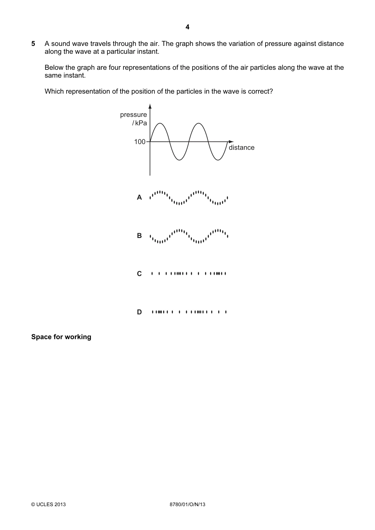 Cambridge A Level Physical Science 8780 2013 Oct/Nov Paper 1 · Variant 1 question paper, page 4 of 16