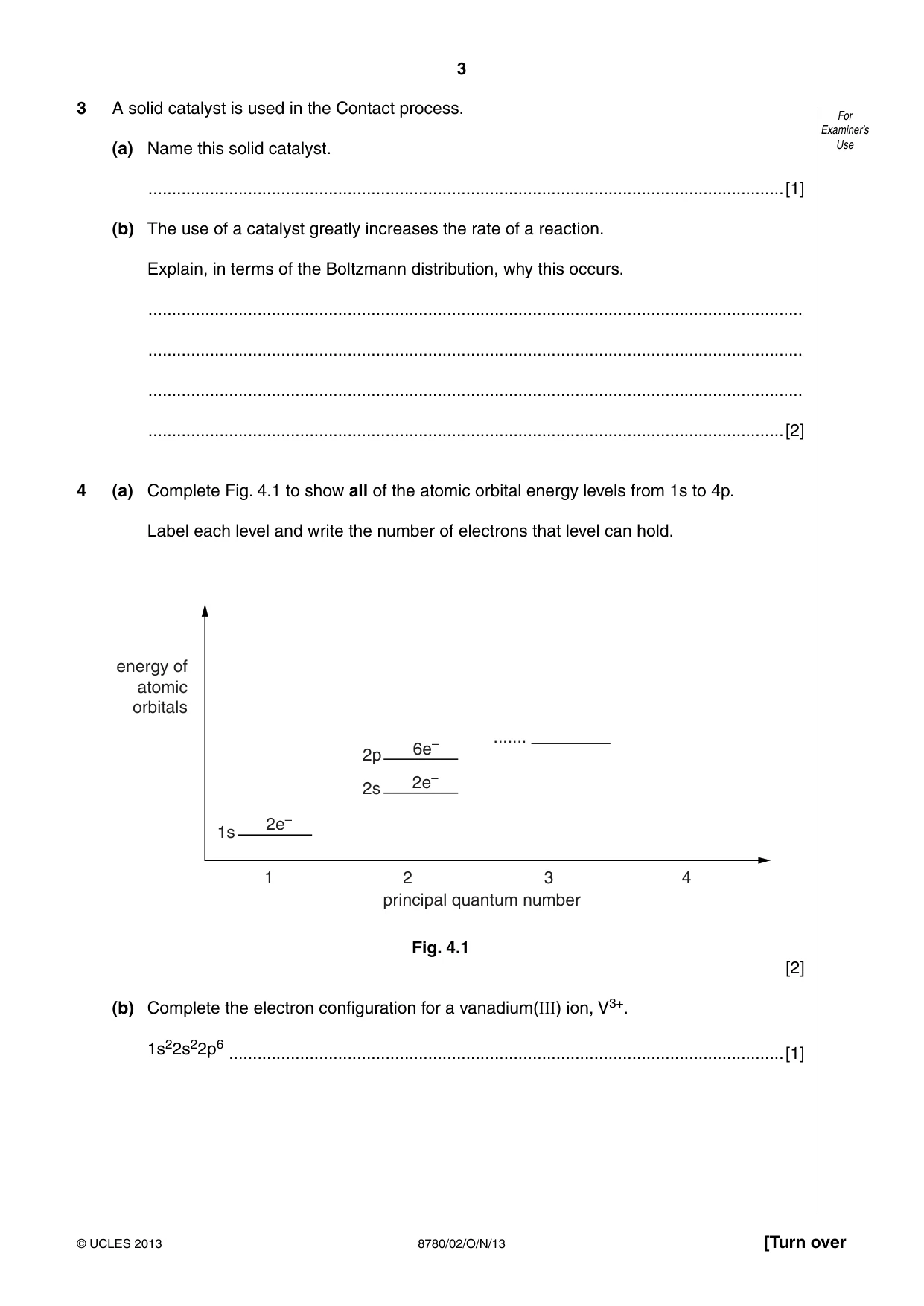 Cambridge A Level Physical Science 8780 2013 Oct/Nov Paper 2 · Variant 1 question paper, page 3 of 8