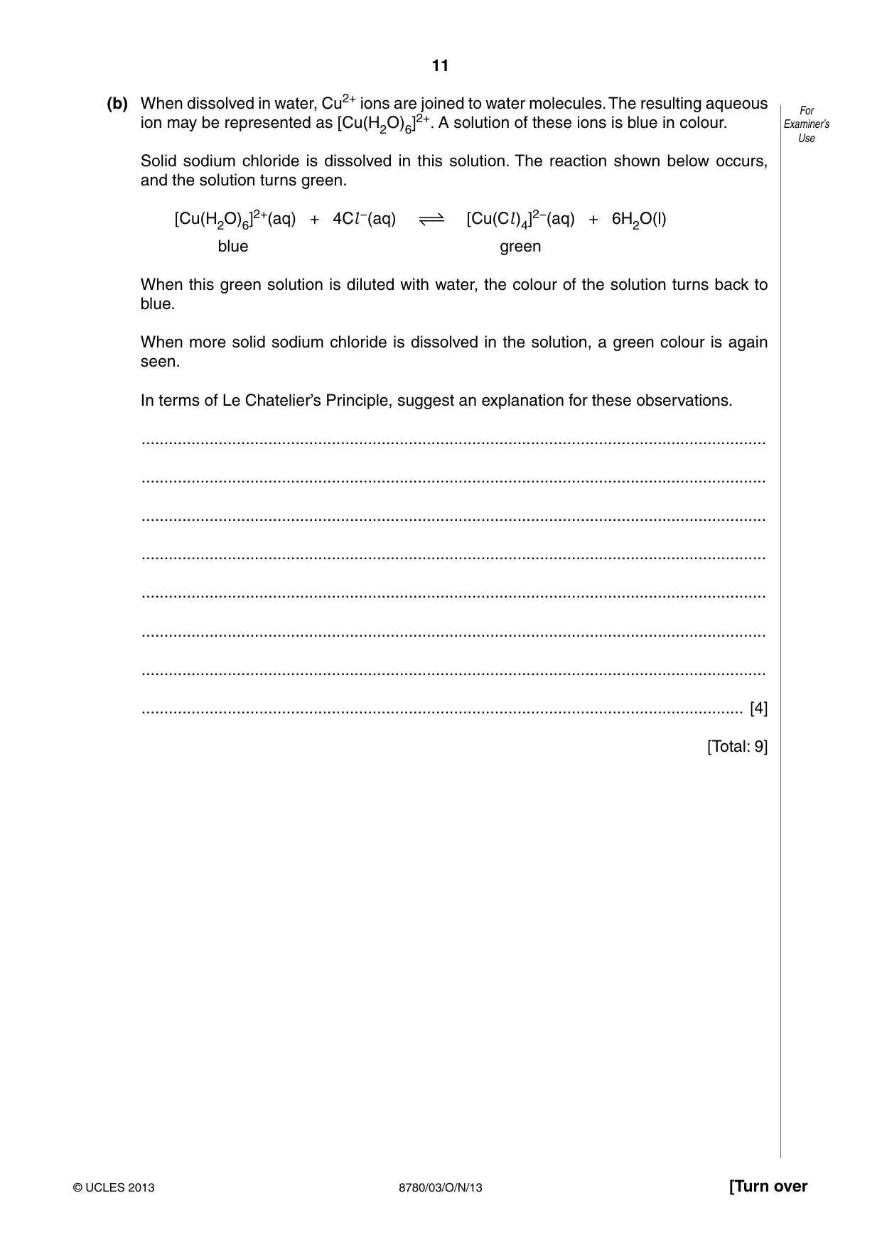 Cambridge A Level Physical Science 8780 2013 Oct/Nov Paper 3 · Variant 1 question paper, page 11 of 20