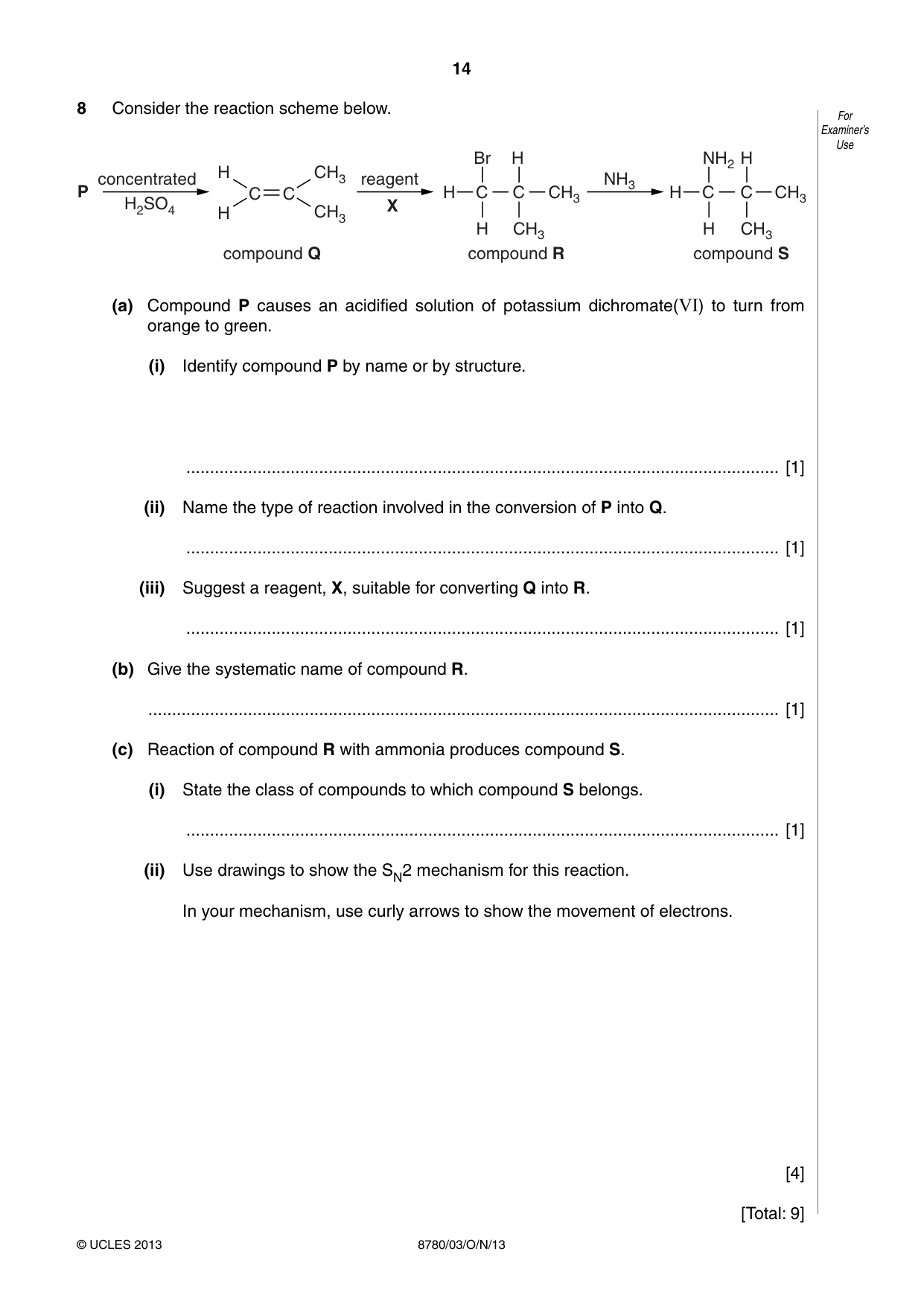 Cambridge A Level Physical Science 8780 2013 Oct/Nov Paper 3 · Variant 1 question paper, page 14 of 20