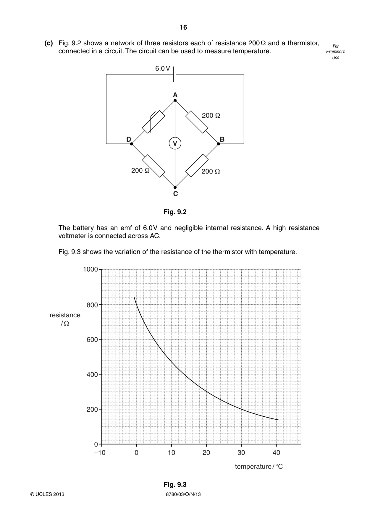 Cambridge A Level Physical Science 8780 2013 Oct/Nov Paper 3 · Variant 1 question paper, page 16 of 20