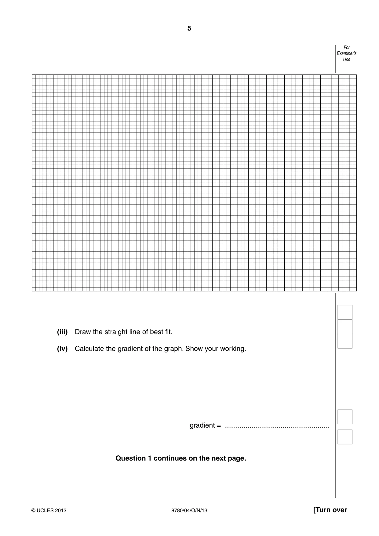 Cambridge A Level Physical Science 8780 2013 Oct/Nov Paper 4 · Variant 1 question paper, page 5 of 12