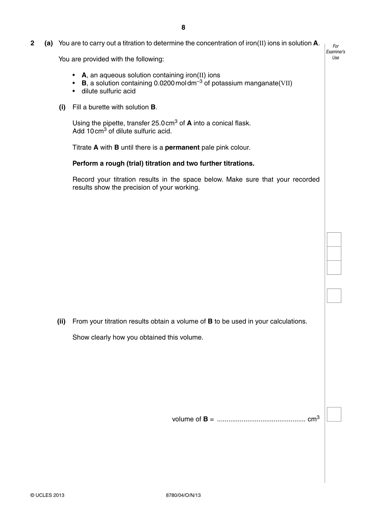 Cambridge A Level Physical Science 8780 2013 Oct/Nov Paper 4 · Variant 1 question paper, page 8 of 12