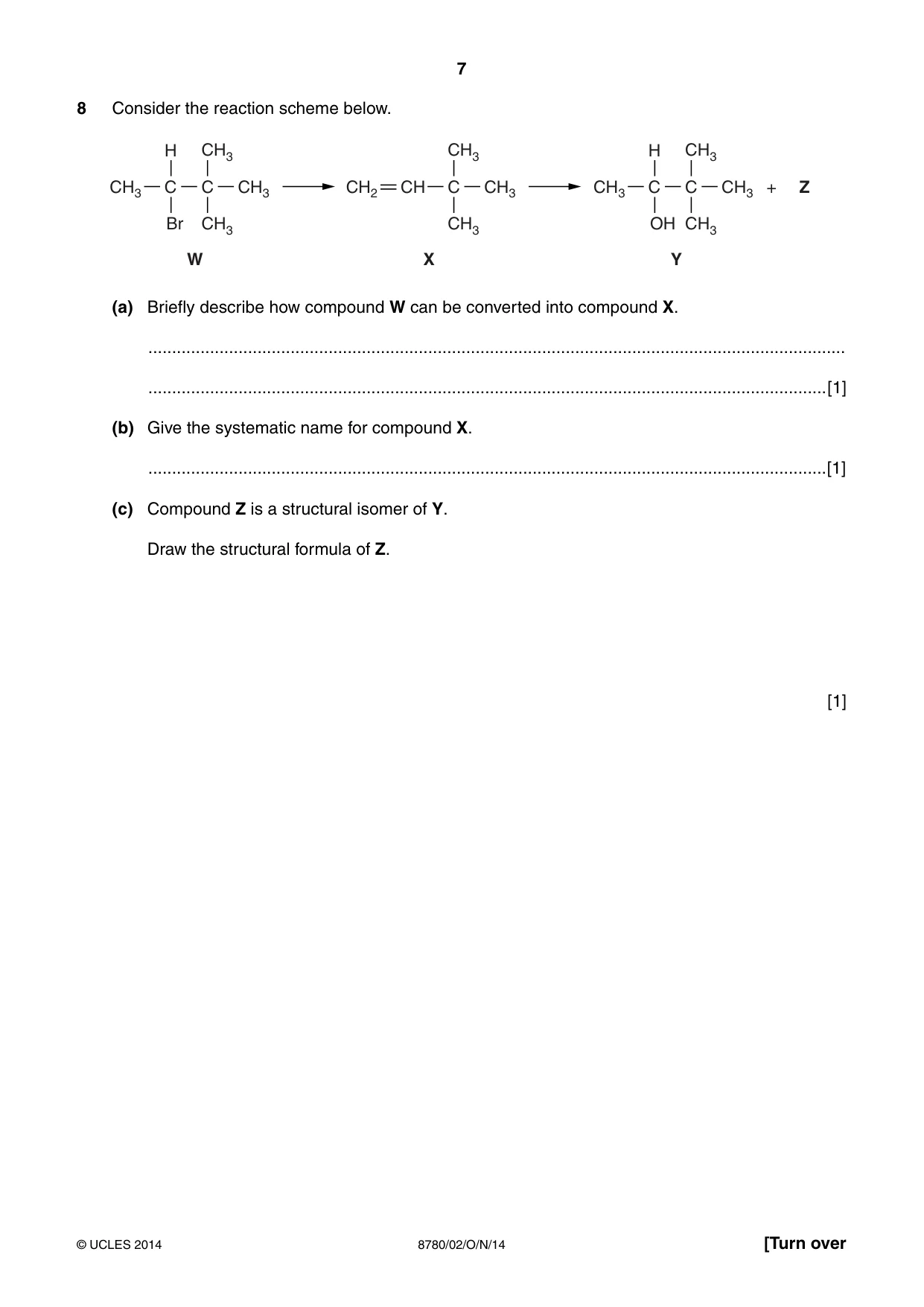 Cambridge A Level Physical Science 8780 2014 Oct/Nov Paper 2 · Variant 1 question paper, page 7 of 12