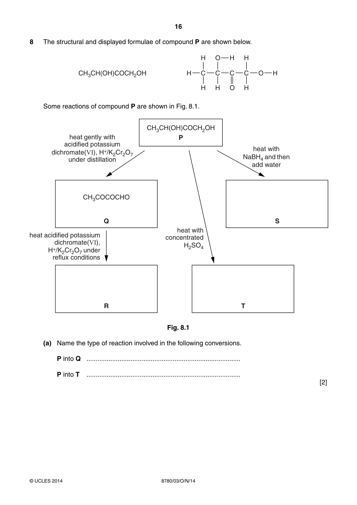 Cambridge A Level Physical Science 8780 2014 Oct/Nov Paper 3 · Variant 1 question paper, page 16 of 20