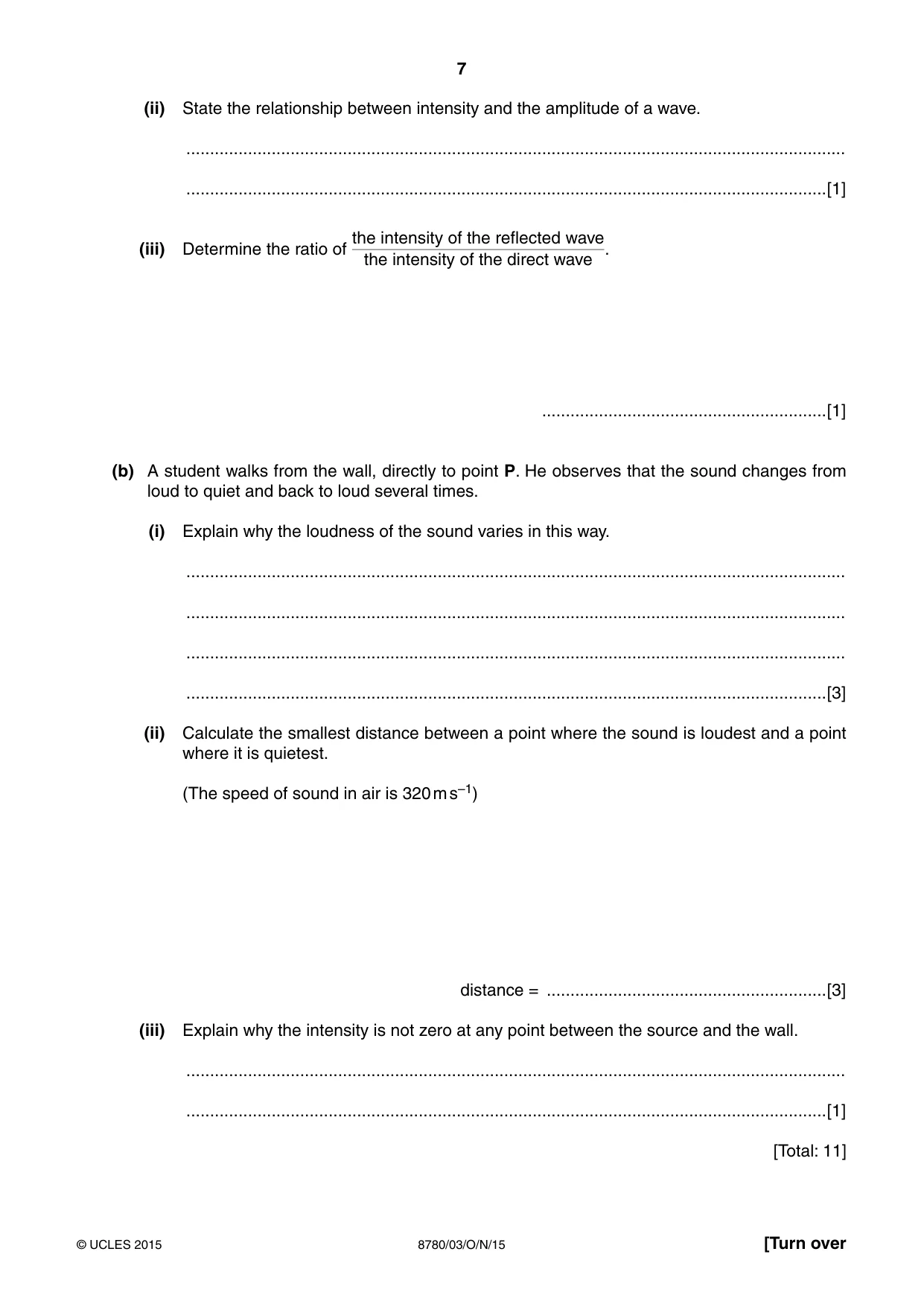 Cambridge A Level Physical Science 8780 2015 Oct/Nov Paper 3 · Variant 1 question paper, page 7 of 20