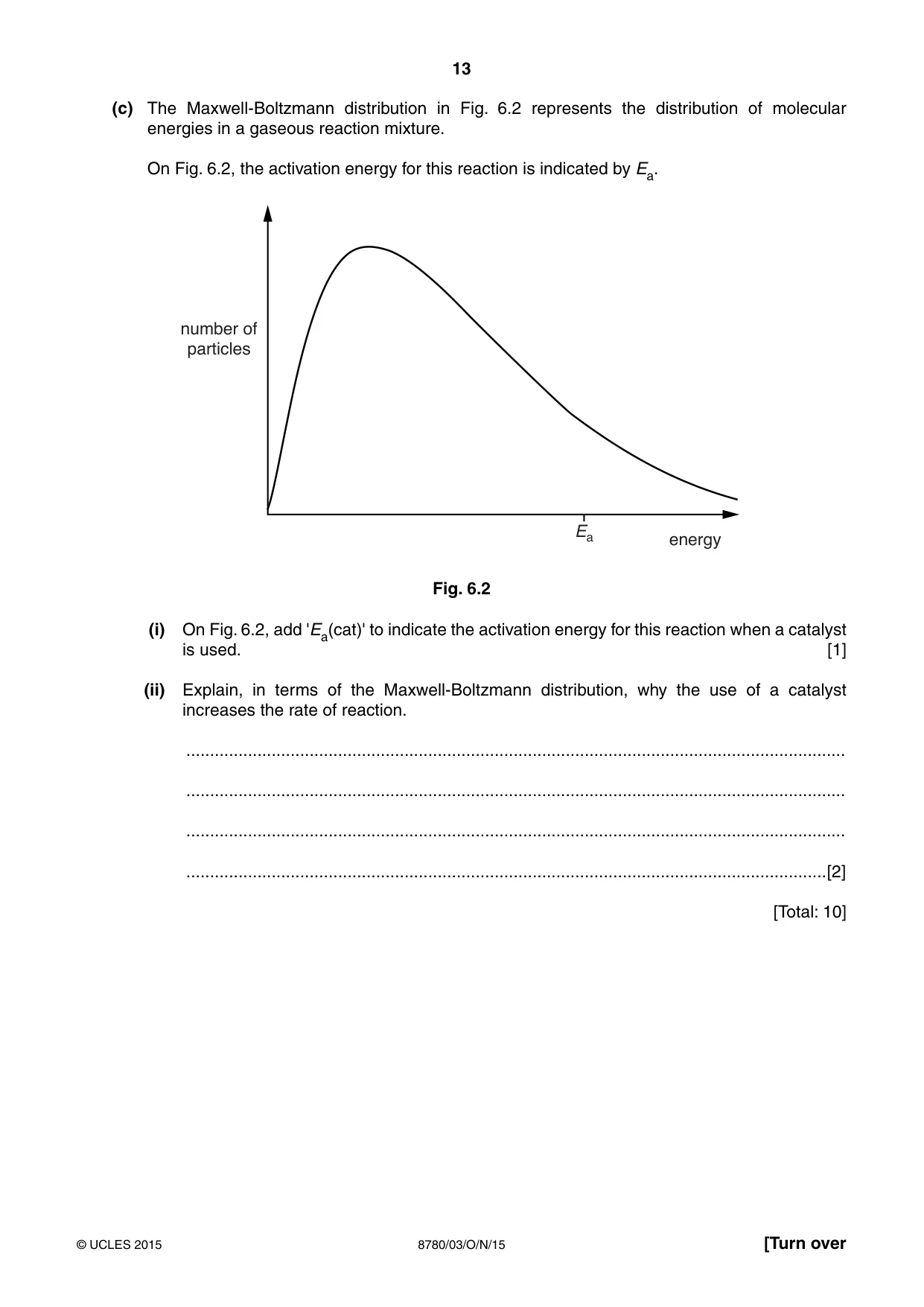 Cambridge A Level Physical Science 8780 2015 Oct/Nov Paper 3 · Variant 1 question paper, page 13 of 20