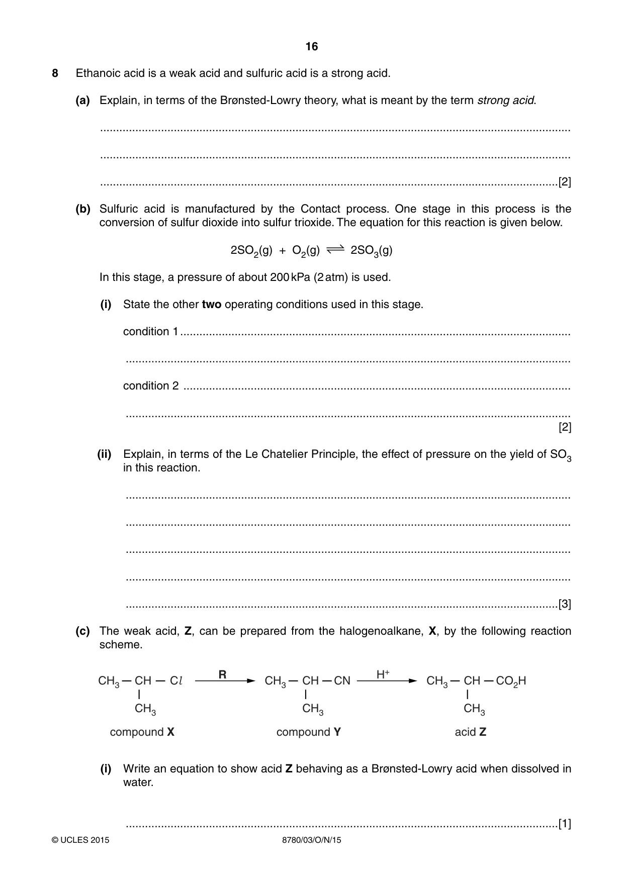 Cambridge A Level Physical Science 8780 2015 Oct/Nov Paper 3 · Variant 1 question paper, page 16 of 20