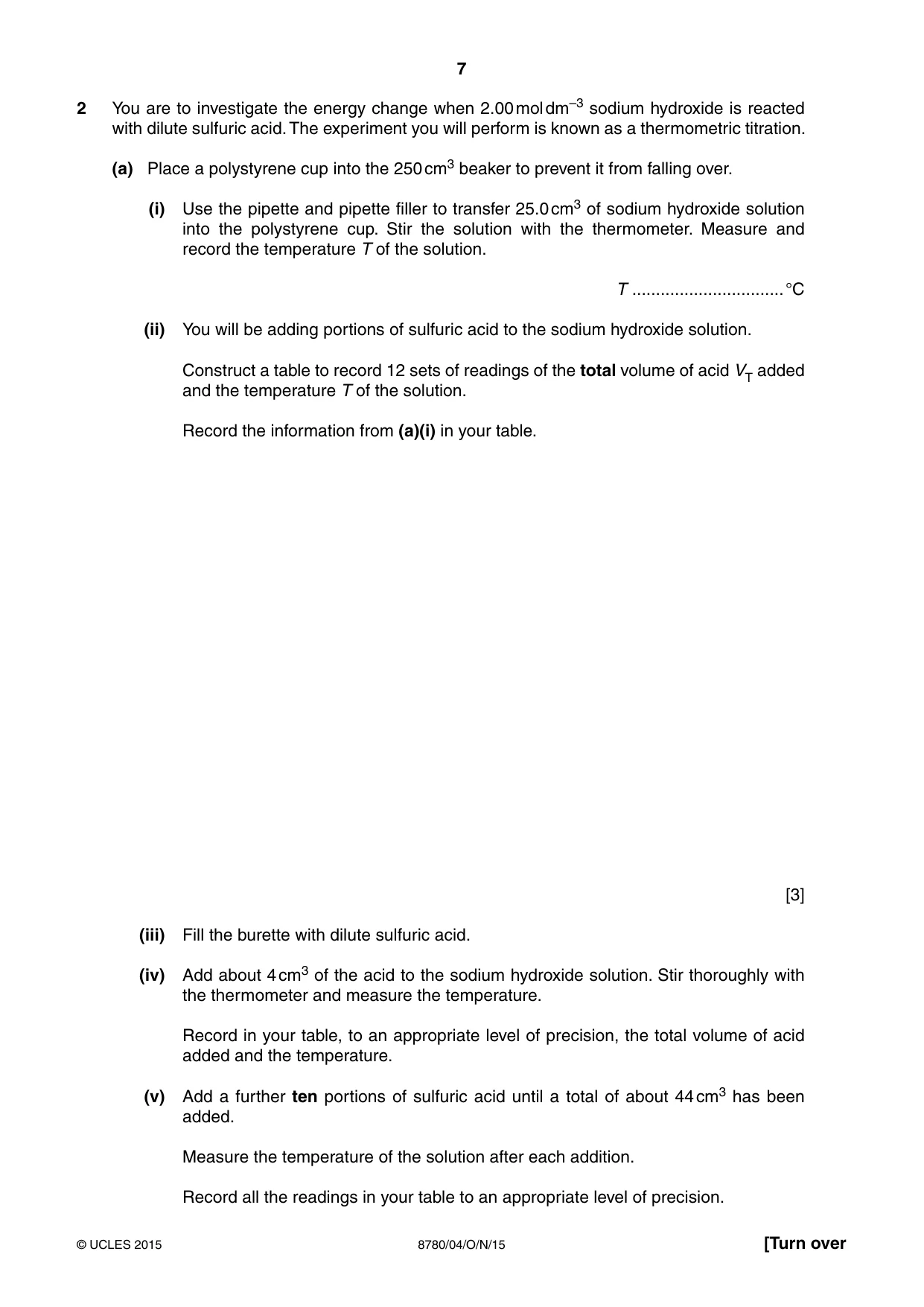 Cambridge A Level Physical Science 8780 2015 Oct/Nov Paper 4 · Variant 1 question paper, page 7 of 12