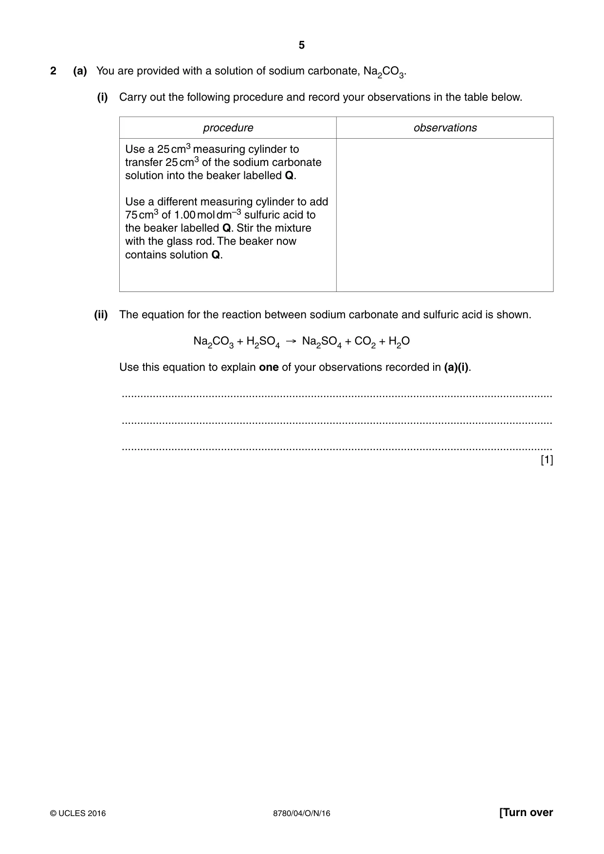 Cambridge A Level Physical Science 8780 2016 Oct/Nov Paper 4 · Variant 1 question paper, page 5 of 12