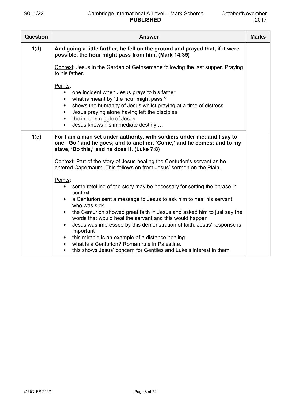 Mark scheme, page 3 of 24