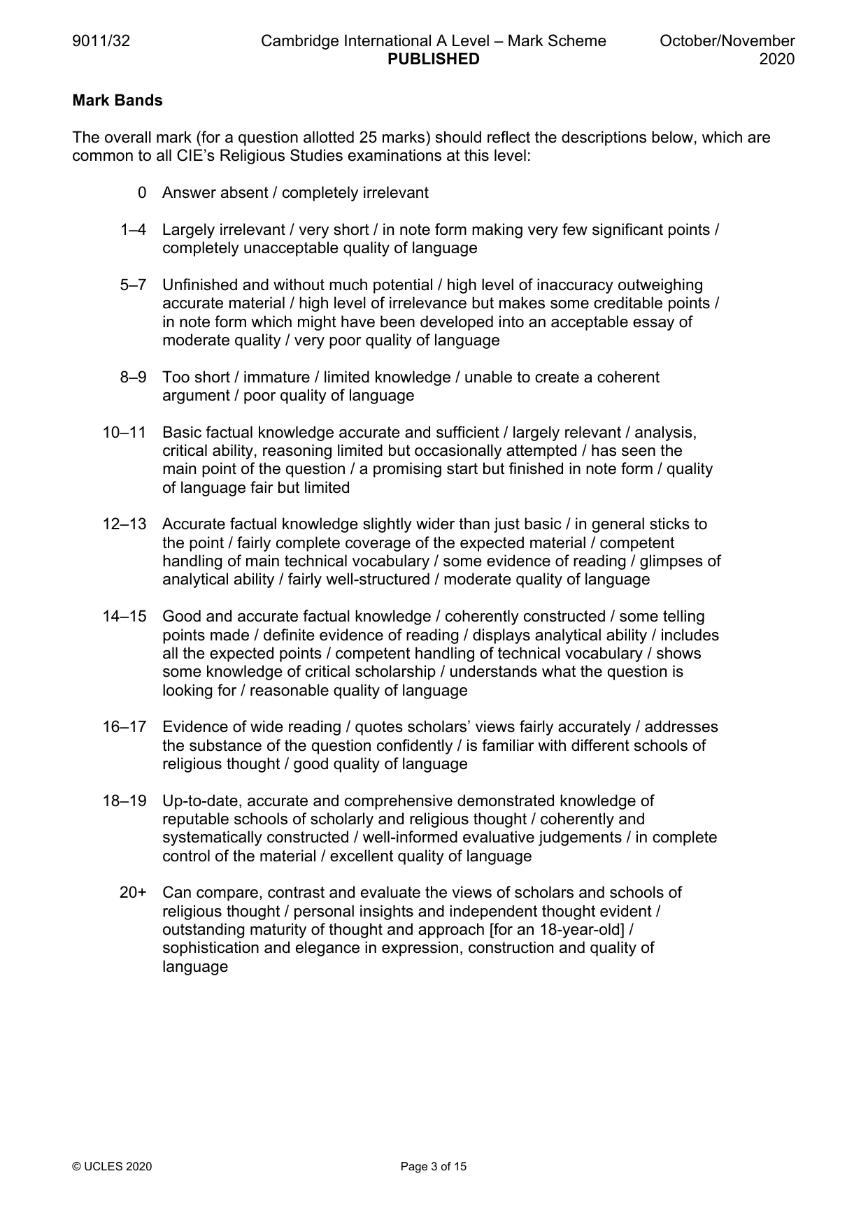 Mark scheme, page 3 of 15
