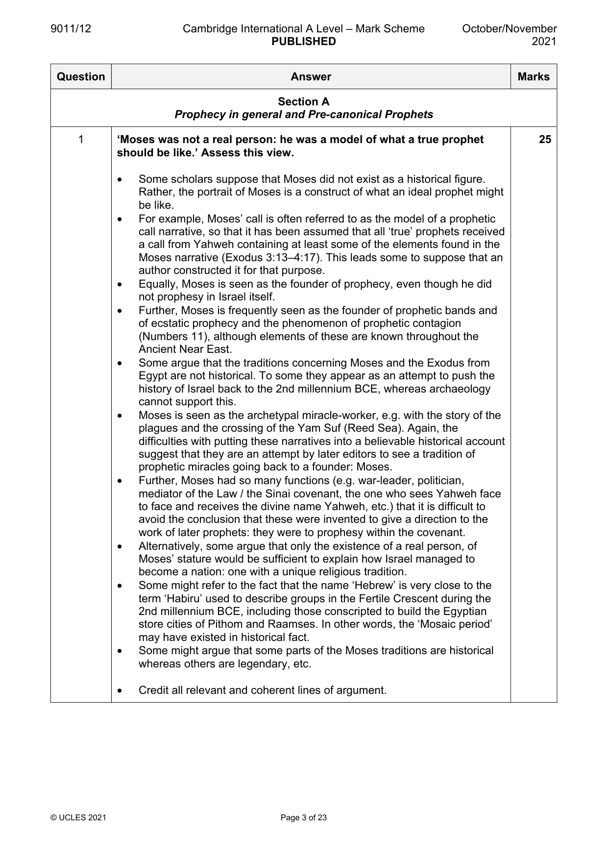 Mark scheme, page 3 of 23