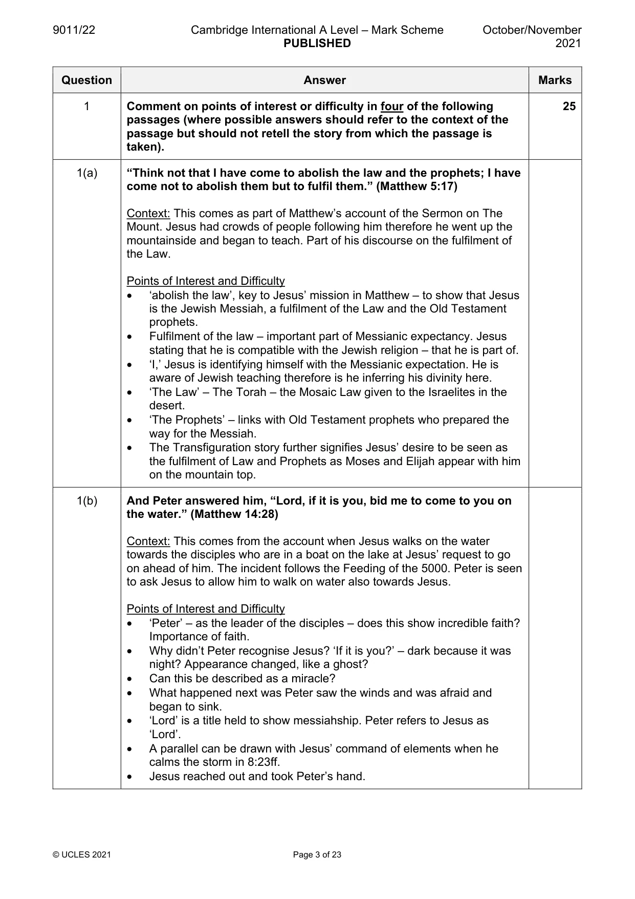 Mark scheme, page 3 of 23