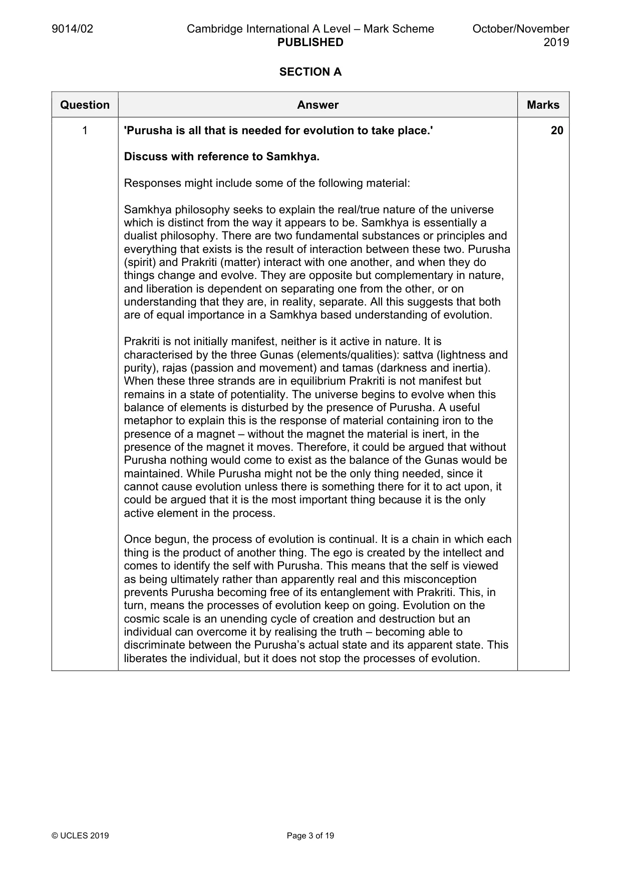 Mark scheme, page 3 of 19