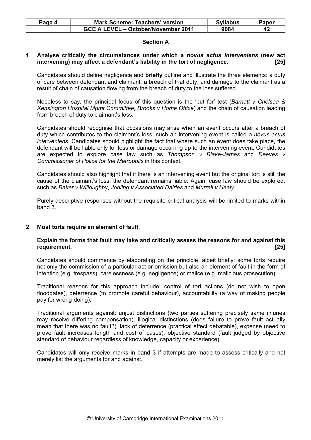 Mark scheme, page 4 of 7