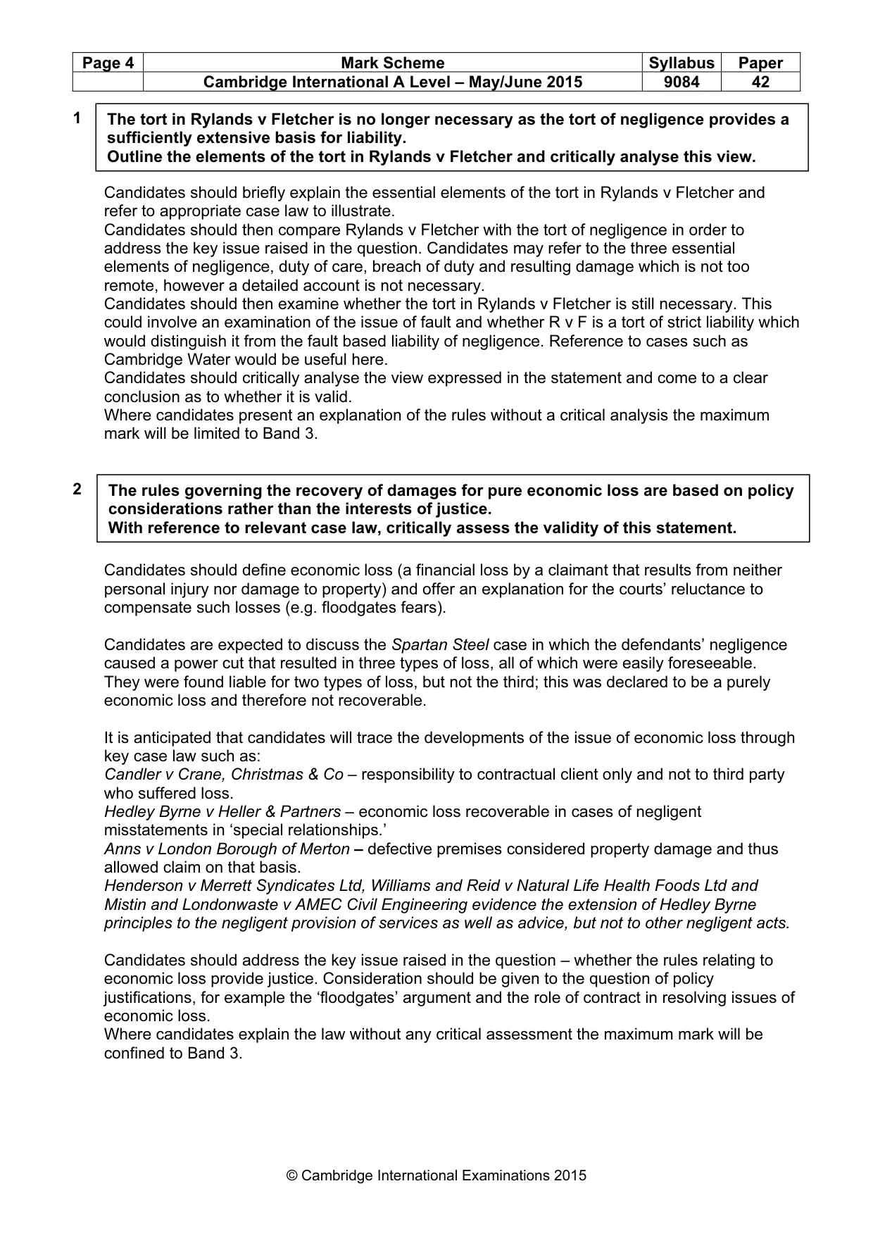 Mark scheme, page 4 of 7