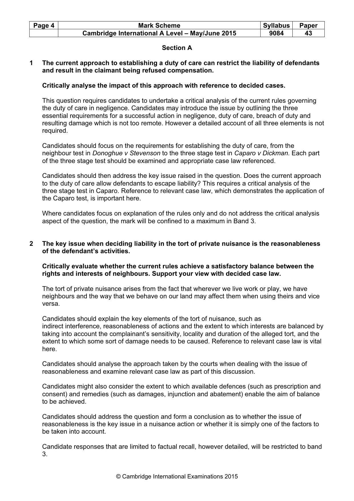 Mark scheme, page 4 of 7
