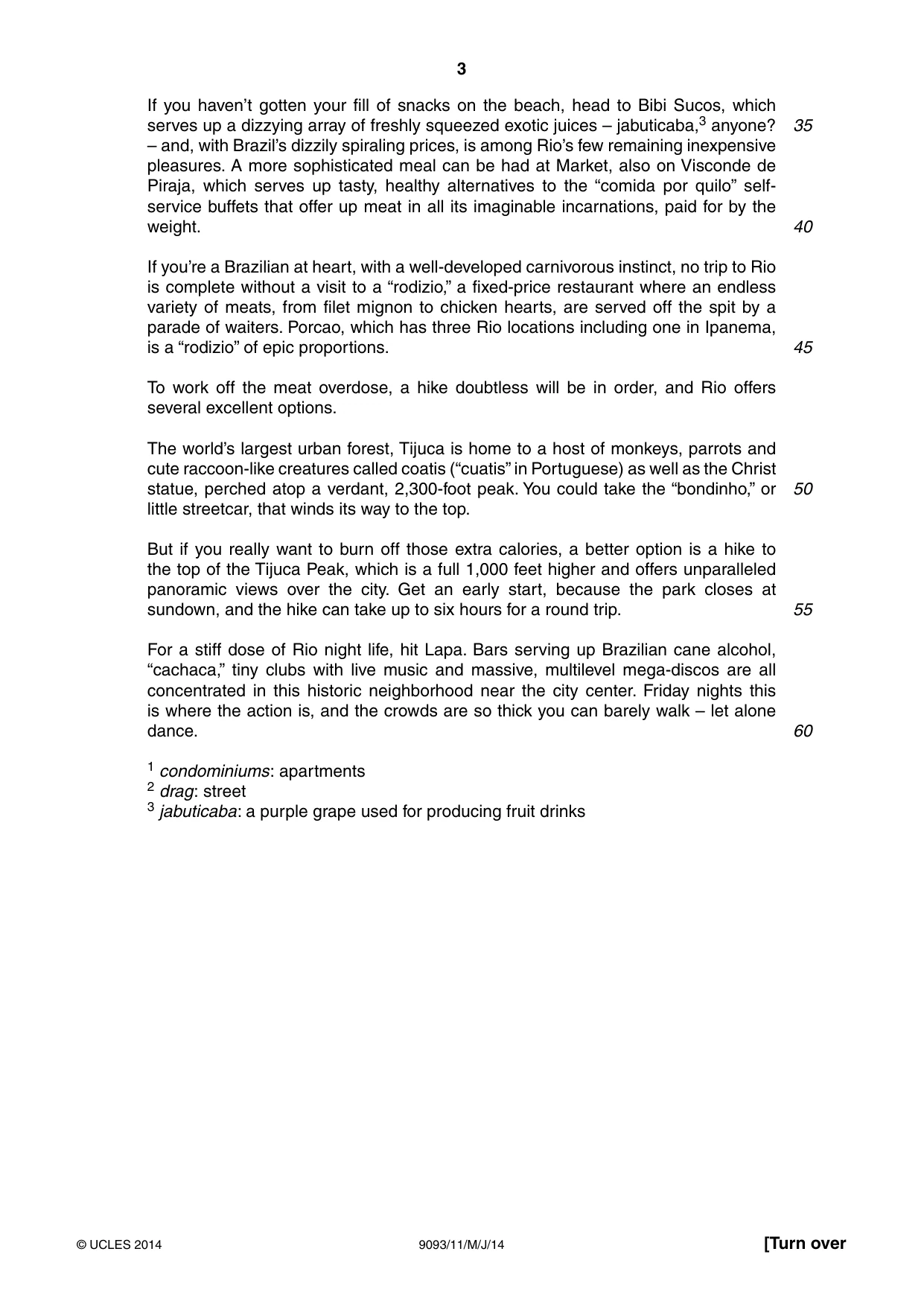 Cambridge A Level English - Language AS and A Level (from 2014) 9093 2014 May/June Paper 1 · Variant 1 question paper, page 3 of 8