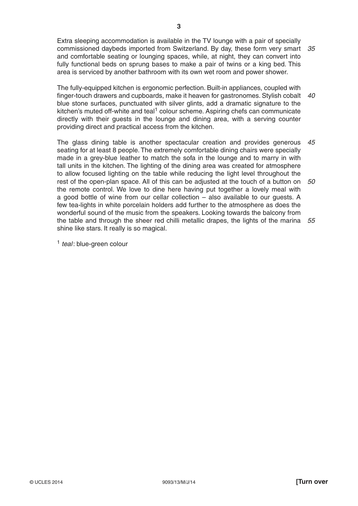 Cambridge A Level English - Language AS and A Level (from 2014) 9093 2014 May/June Paper 1 · Variant 3 question paper, page 3 of 8
