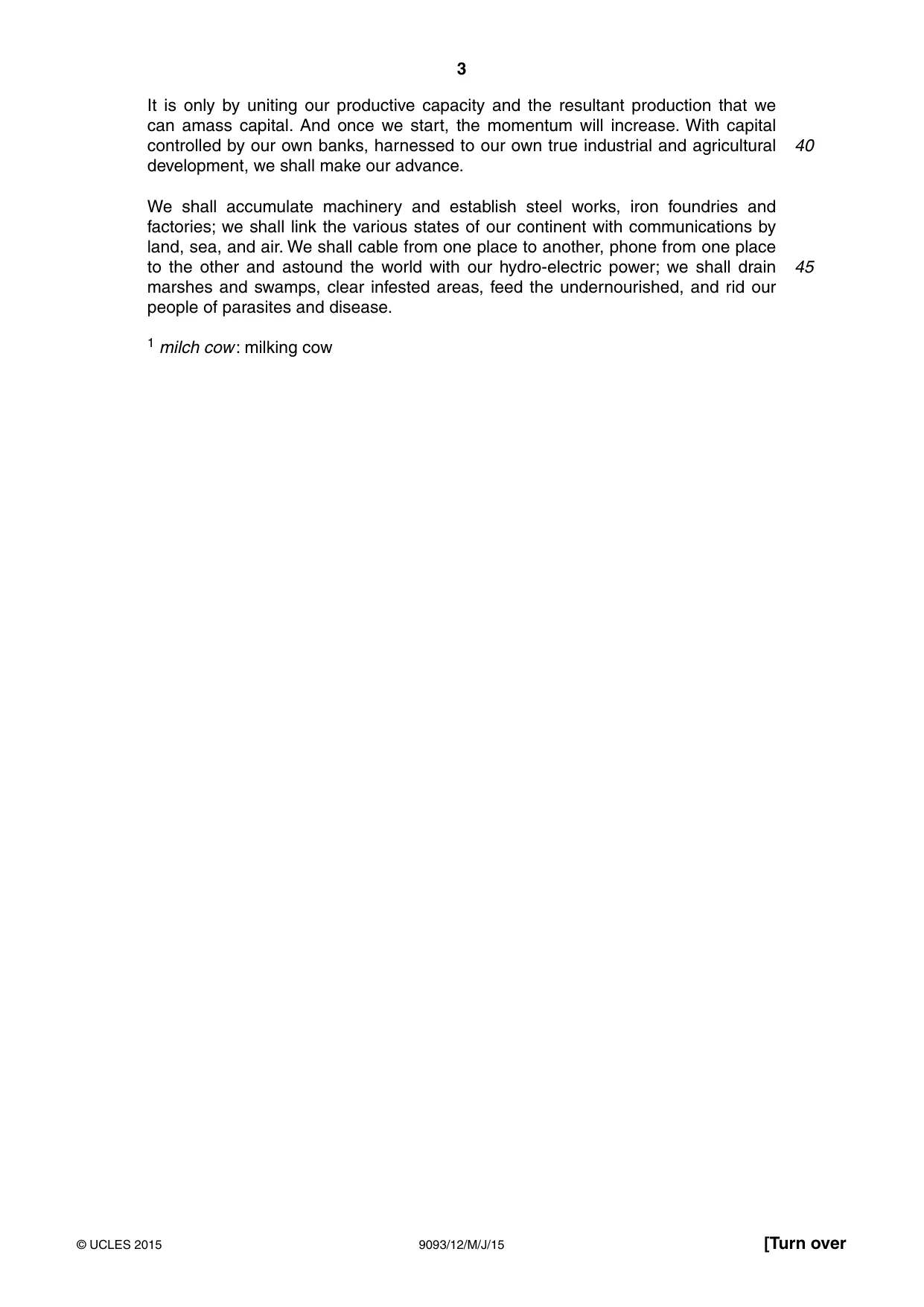 Cambridge A Level English - Language AS and A Level (from 2014) 9093 2015 May/June Paper 1 · Variant 2 question paper, page 3 of 8