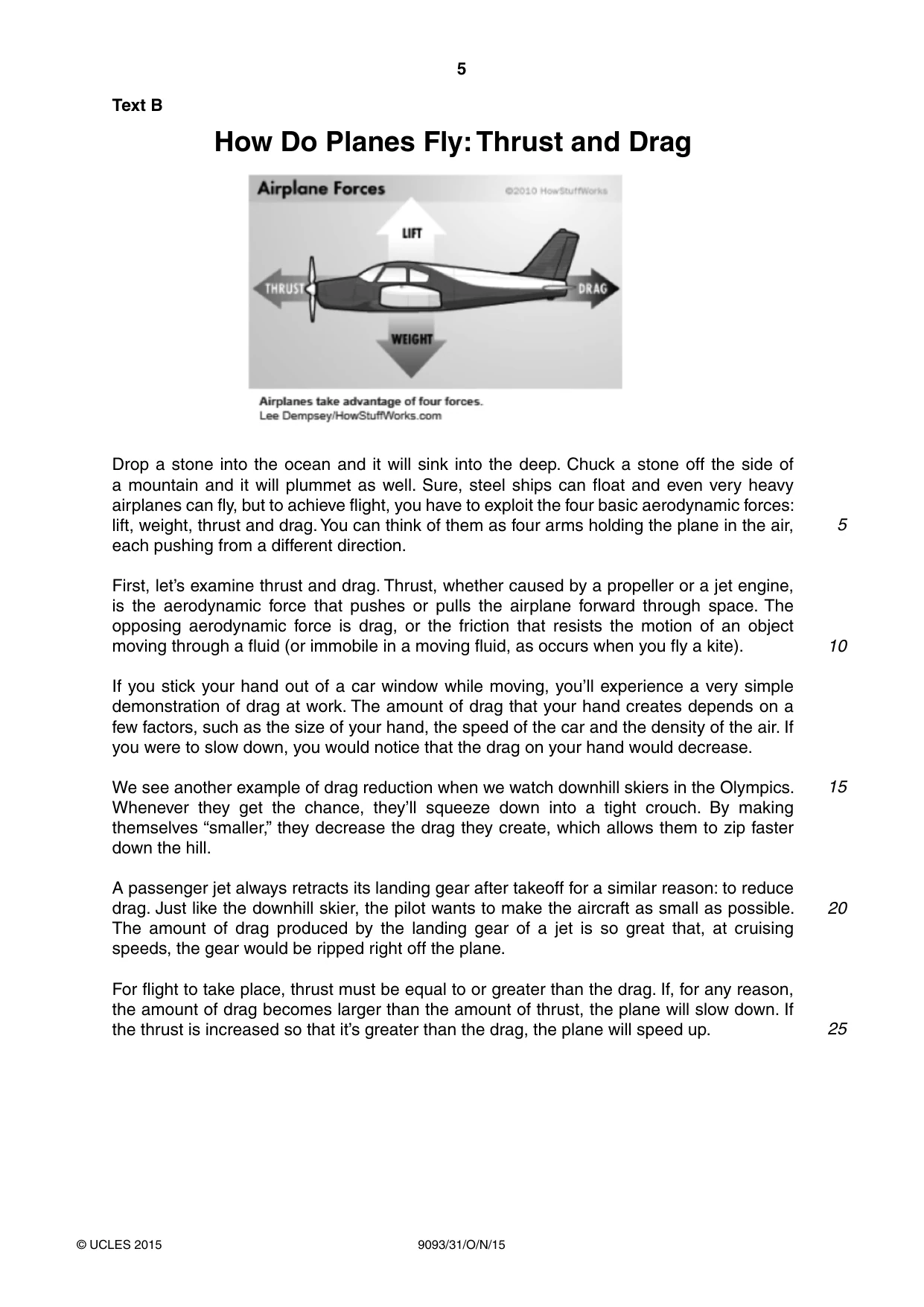 Cambridge A Level English - Language AS and A Level (from 2014) 9093 2015 Oct/Nov Paper 3 · Variant 1 question paper, page 5 of 8
