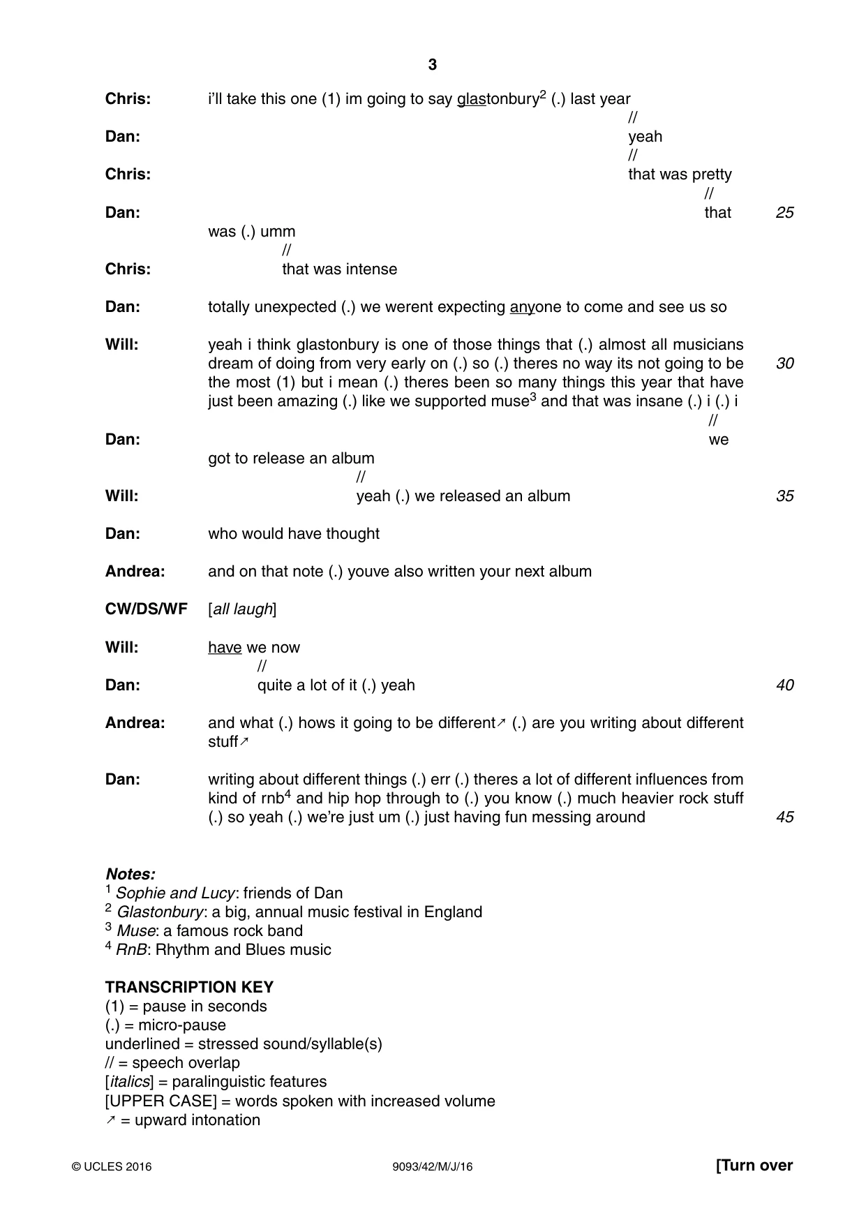 Cambridge A Level English - Language AS and A Level (from 2014) 9093 2016 May/June Paper 4 · Variant 2 question paper, page 3 of 8